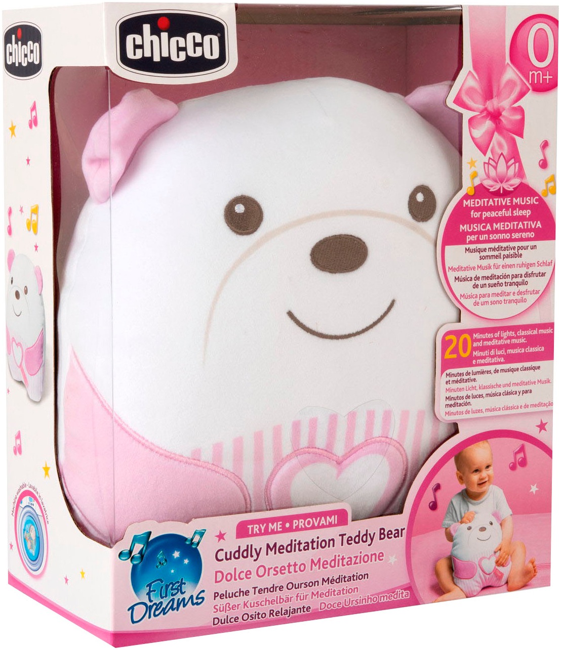 Chicco Kuscheltier »Kuschelbär«, mit Sound- und Lichteffekt