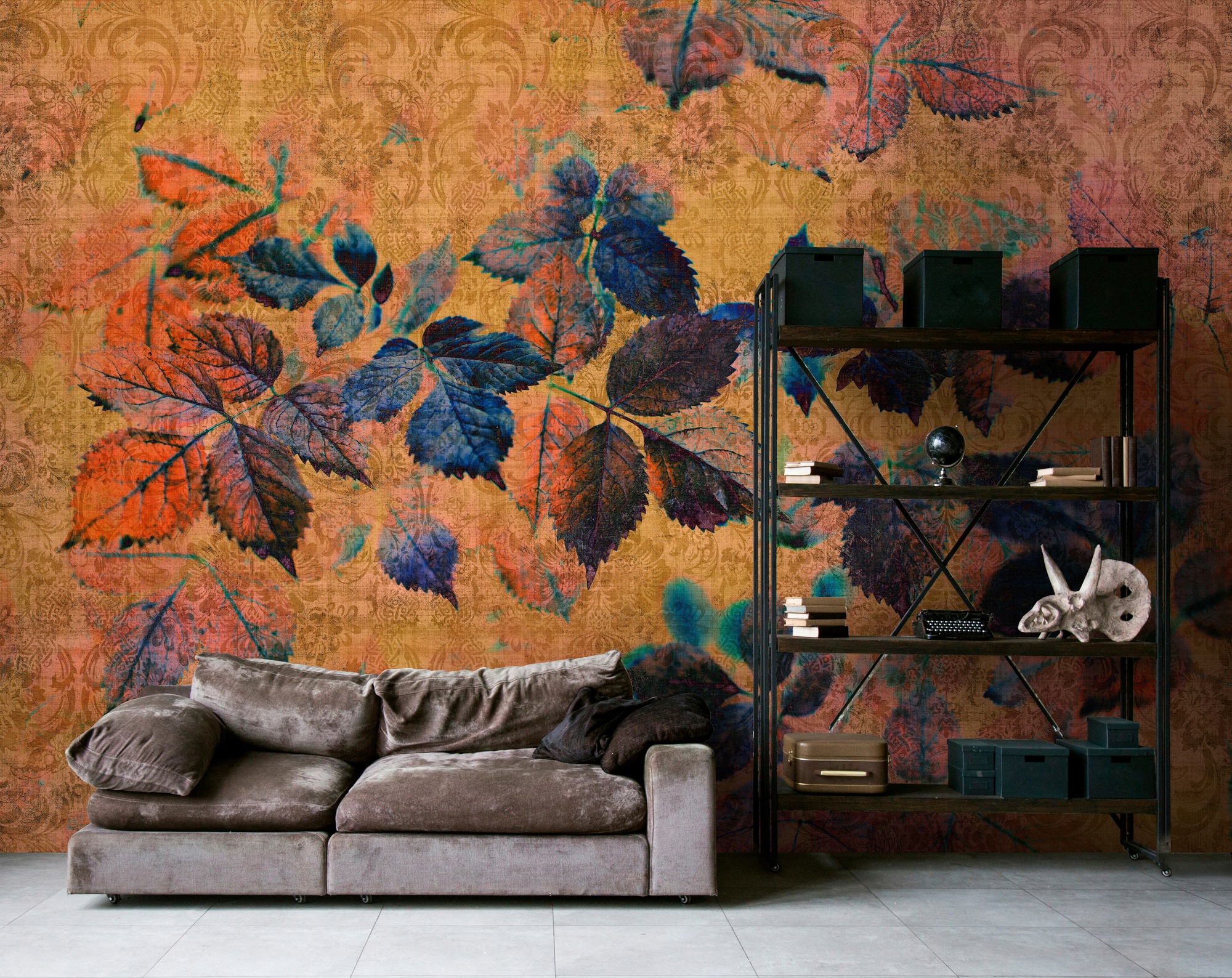 living walls Fototapete »Walls by Patel Indian Summer 2« glatt Vlies, Wand, günstig online kaufen