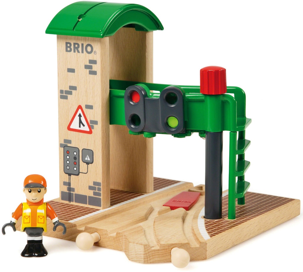 BRIO® Spielzeugeisenbahn-Gebäude »BRIO® WORLD, Signal Station«, FSC®- schützt Wald - weltweit