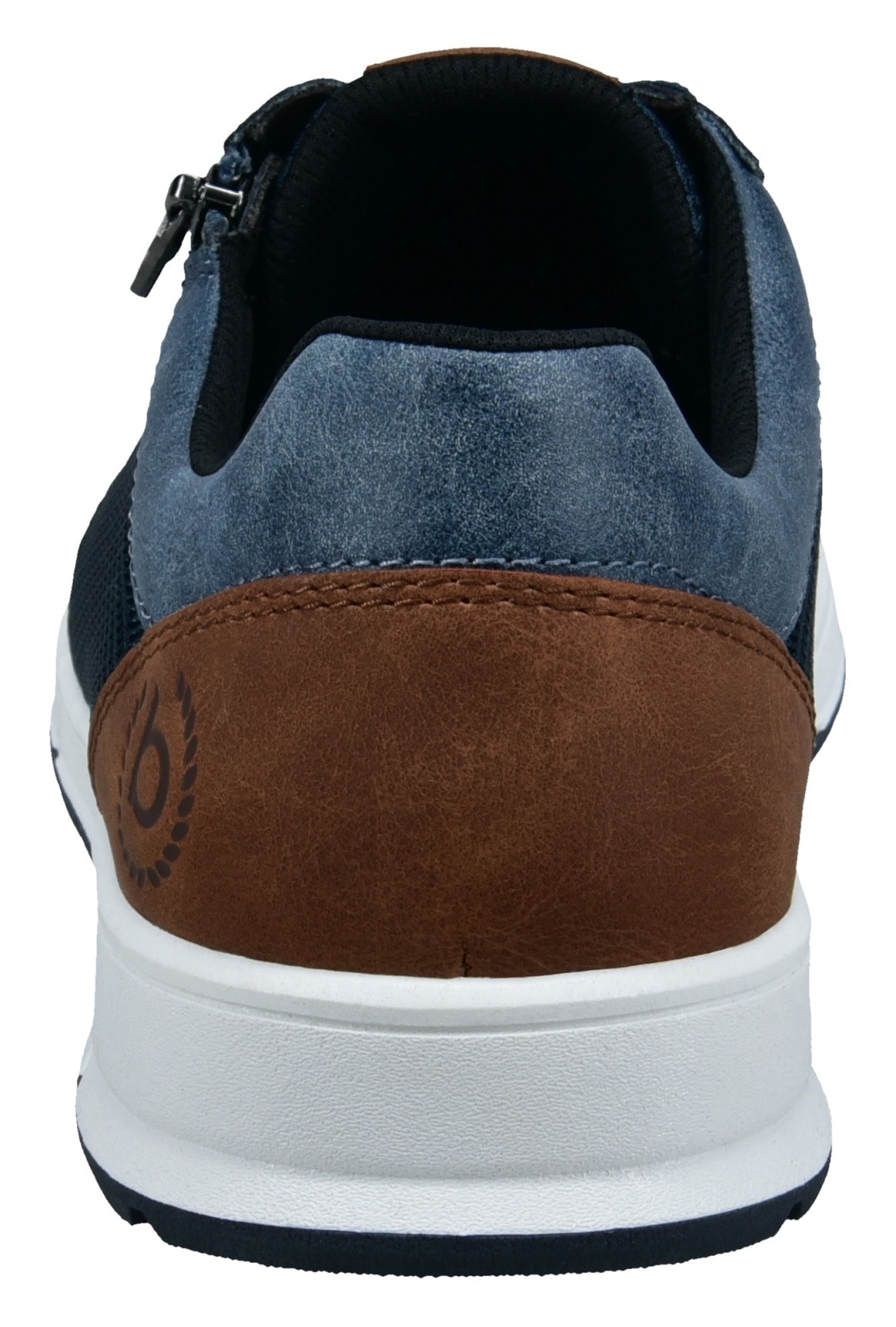 bugatti Sneaker  , Freizeitschuh, Halbschuh, Schnürer mit Kontrastbesatz an der Ferse