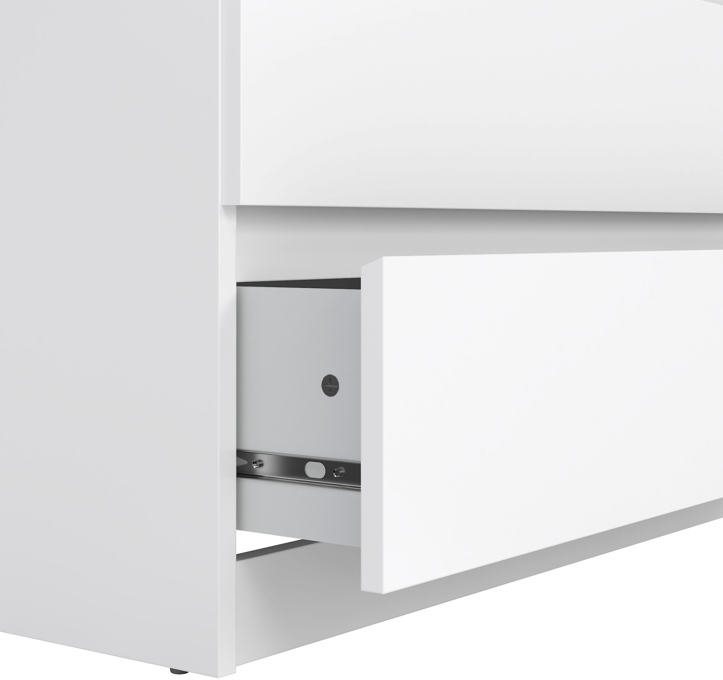 INOSIGN Kommode »Naia«, abgerundete Schubladenkanten auf Metallgleiter, Breite 77 cm