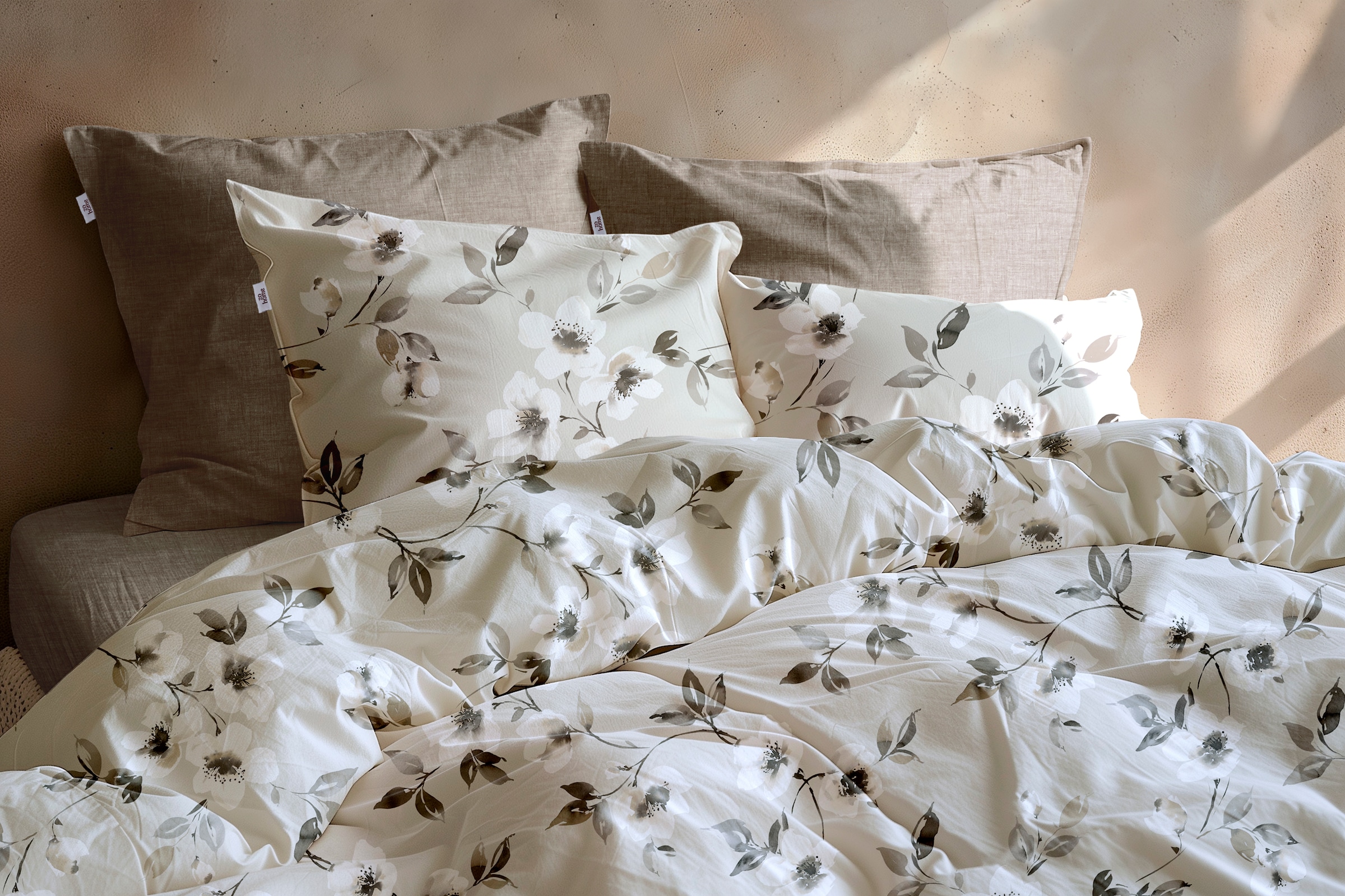 ZO HOME Bettwäsche »Zohome Bettwäsche Baumwolle Flanell Ines« 2 Bettwäsche aus 100% Baumwolle, hochwertige Flanell, ab 135x200 cm.