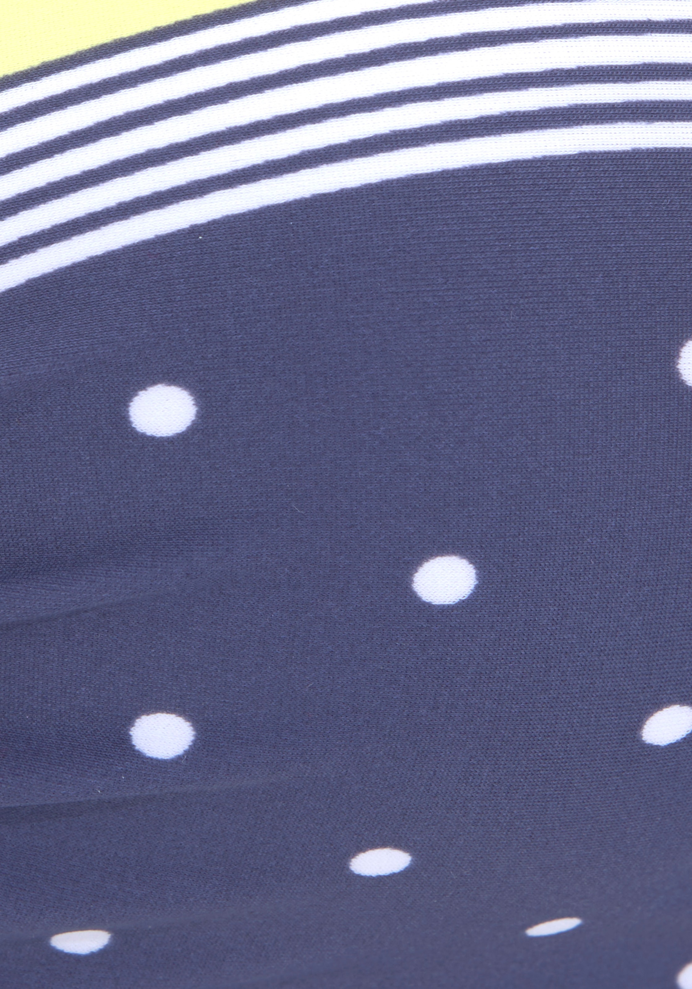 LASCANA Bügel-Bandeau-Bikini-Top »Monri«, mit kontrastfarbenem Detail