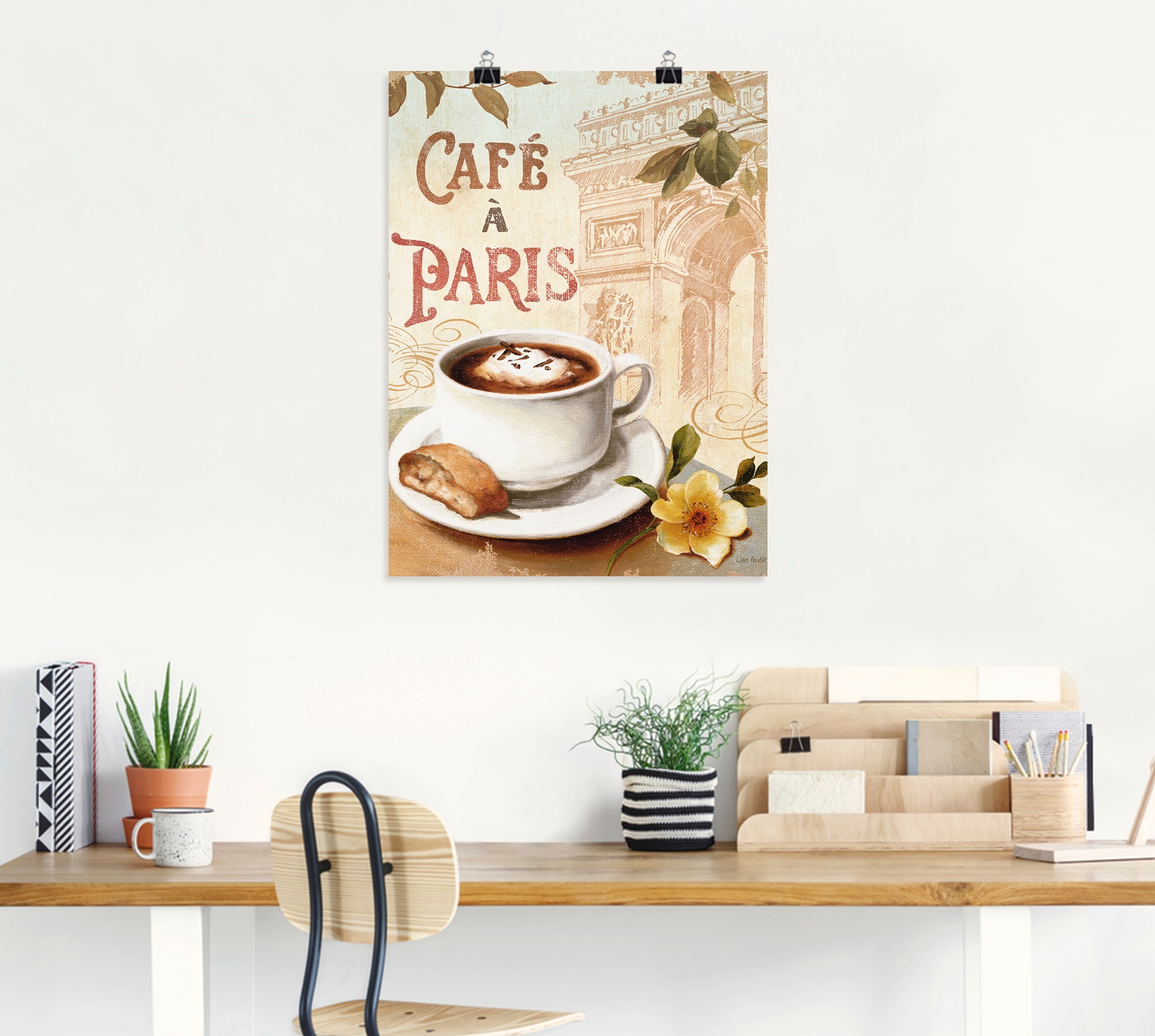 Artland Wandbild »Kaffee in Europa I«, Getränke, (1 St.), als Poster, Wanda günstig online kaufen