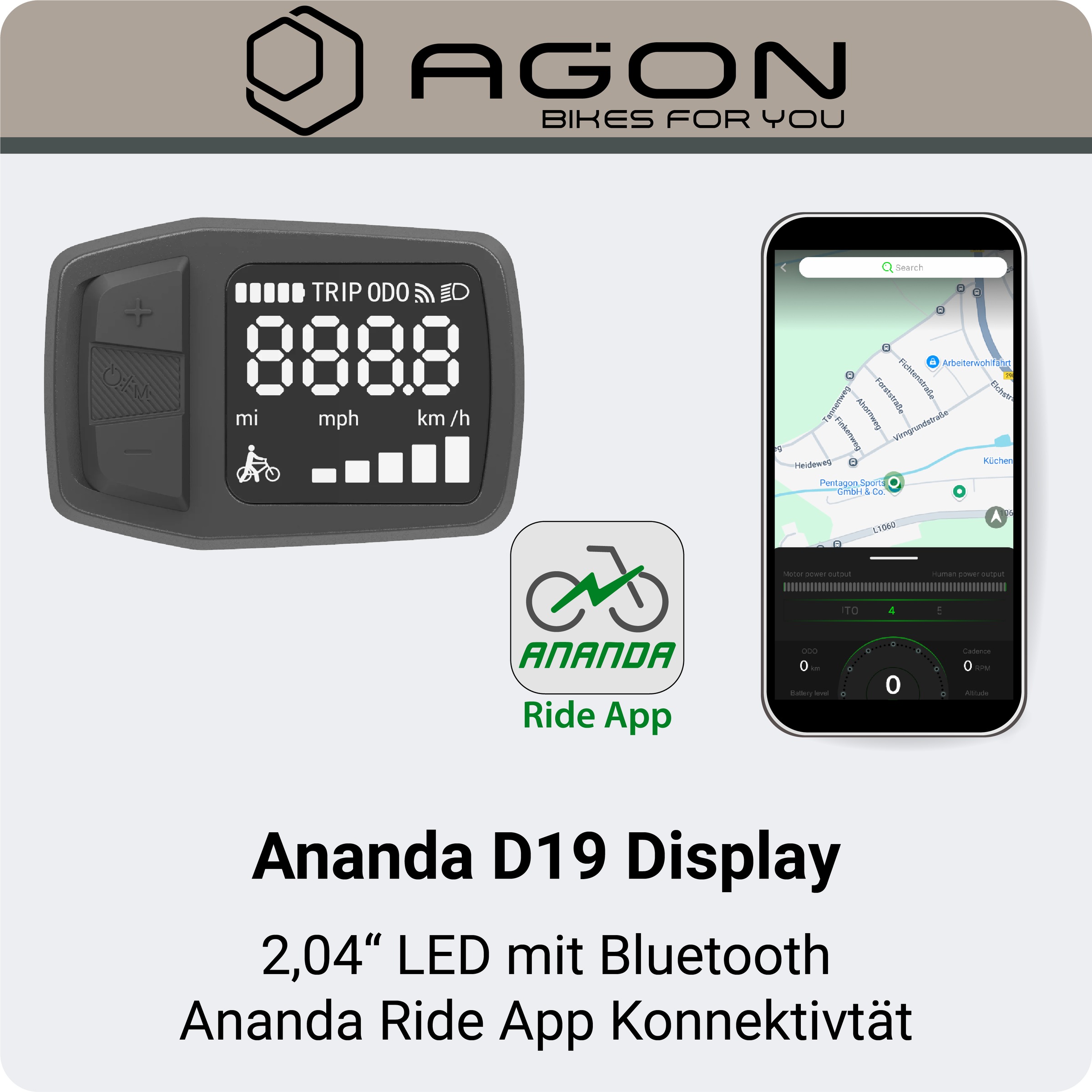 AGON »Aurora« 3 Gang Nabenschaltung Frontmotor 250 W E-Bike 26" Citybike 150-175cm Pedelec Nabenmotor Fahrrad 3 Gang Licht