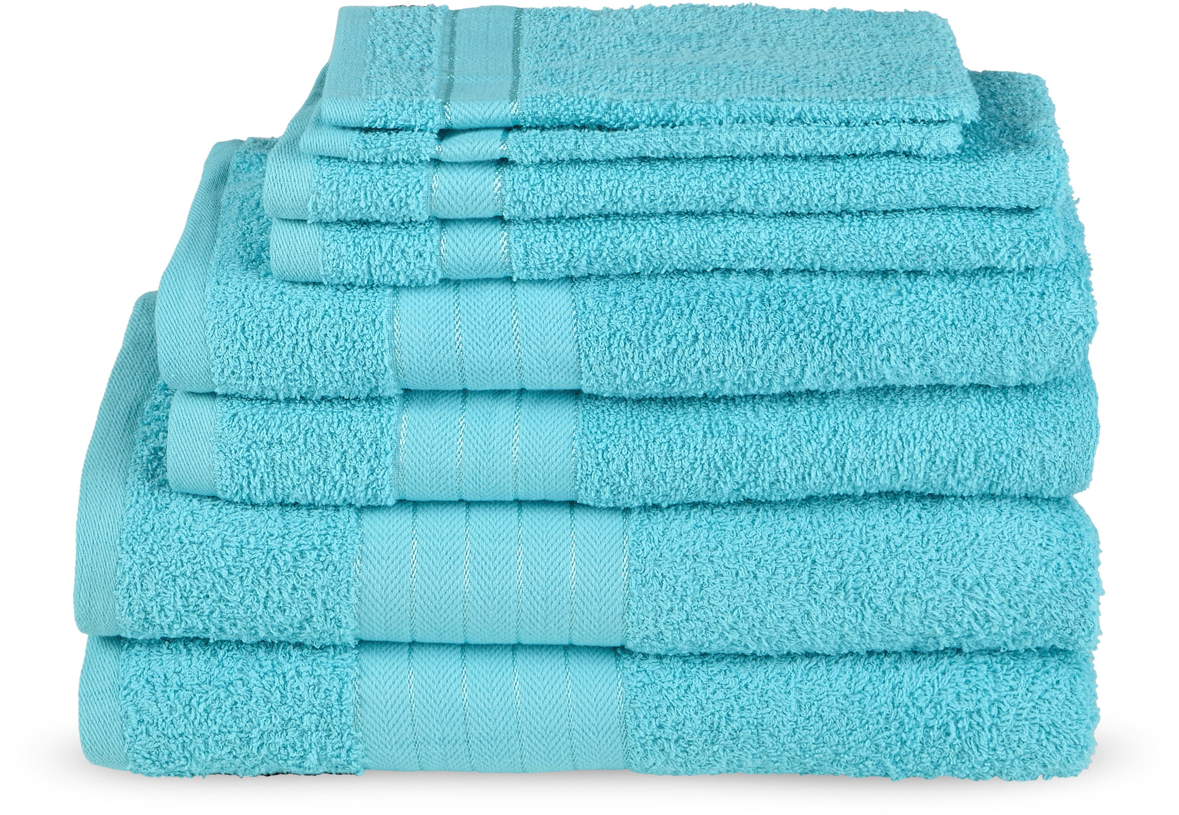 Emotion Handtuch Set »Uni«, (8 St., 2 Badetücher-2 Gästetücher-2 Handtücher günstig online kaufen