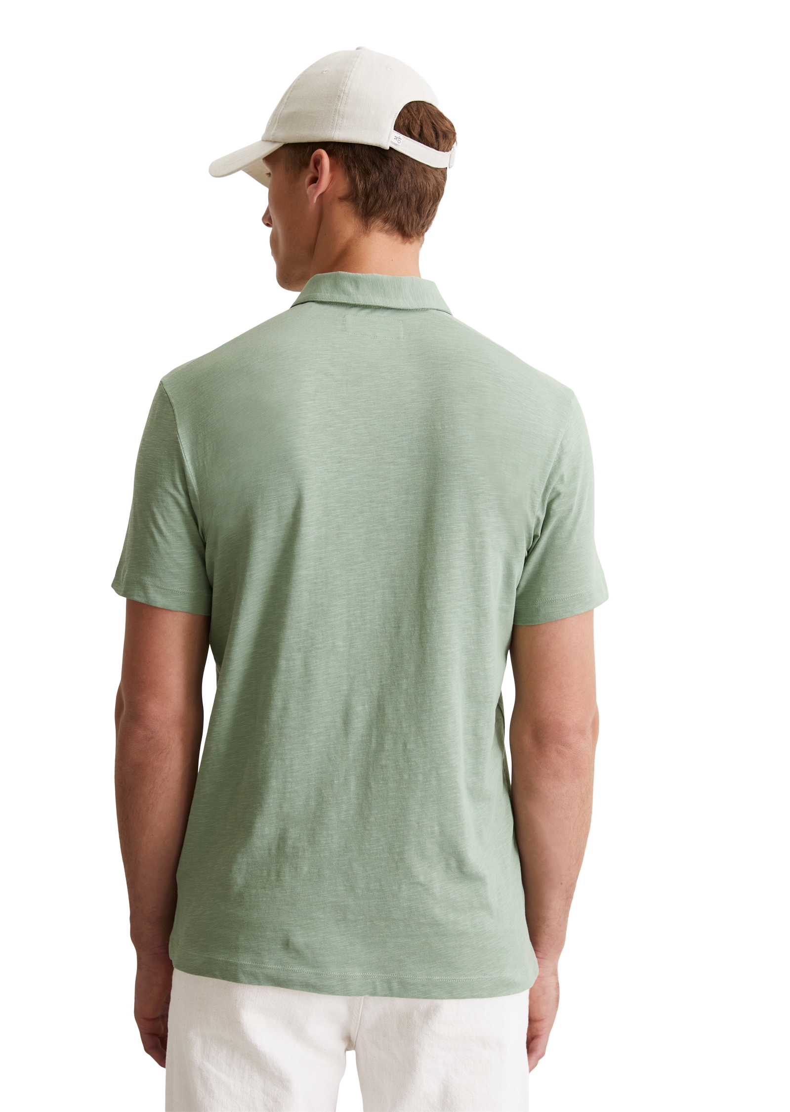 Marc O'Polo Poloshirt, mit lebendiger, bewegter Oberfläche