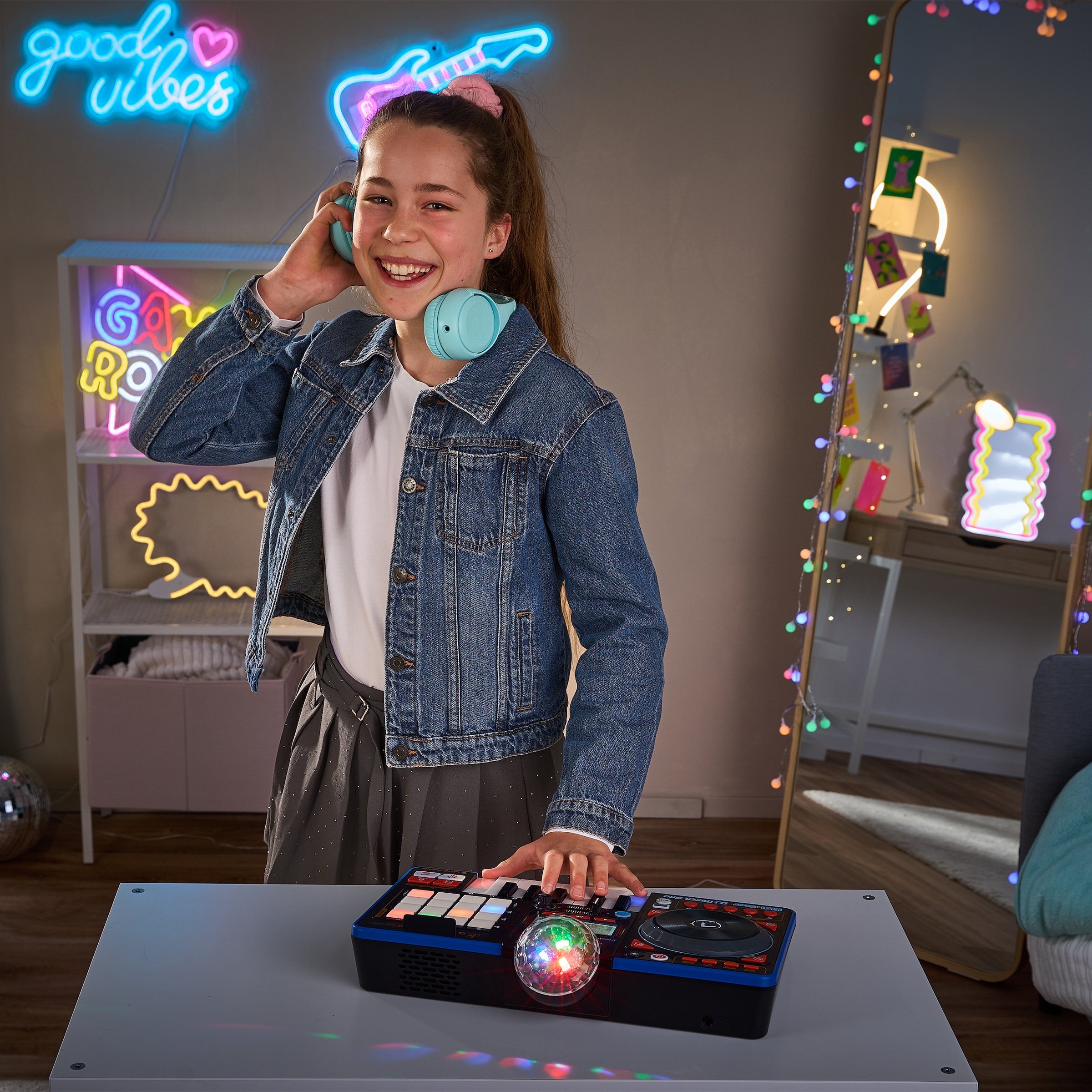 Vtech® Spielzeug-Musikinstrument »Kidi DJ Mix Pro« mit Lichteffekten