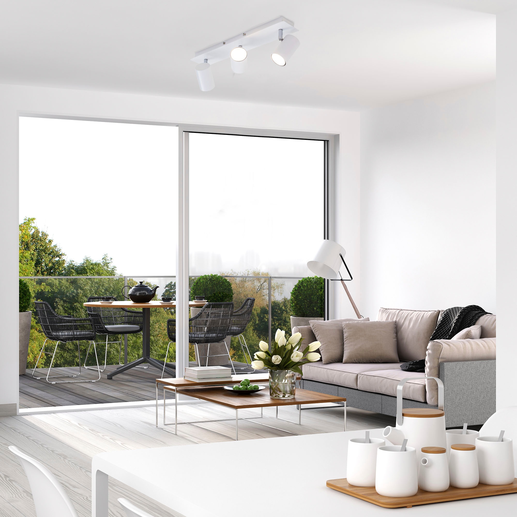 Briloner Leuchten LED Deckenspots »2857036 Run«, Leuchtmittel GU10   ohne L günstig online kaufen