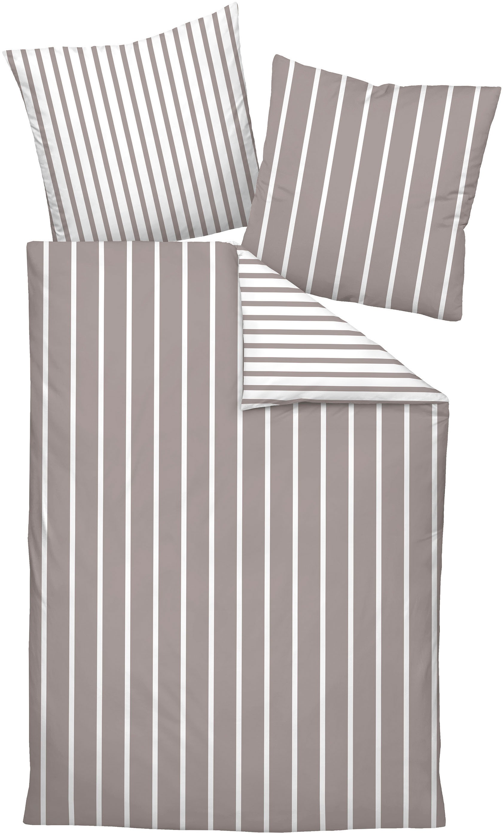 Janine Wendebettwäsche »Interlock-Jersey59028 3«, mit Reissverschluss günstig online kaufen