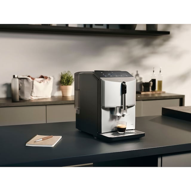 Kaffeevollautomat silver bei »TF303E01«, SIEMENS Daylight online