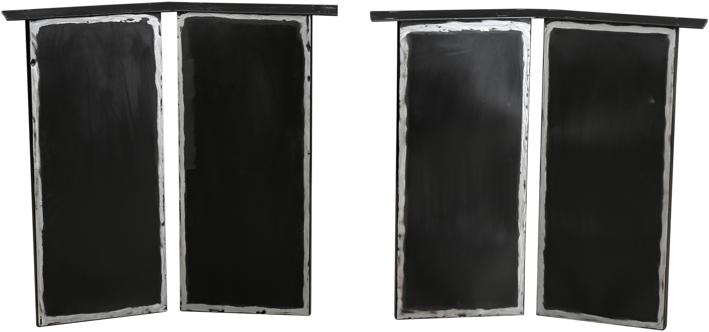 Tischbein SIT, grau (antikschwarz), B:70cm H:72cm T:15cm, Tischbeine, Tischbein, im Used-Look