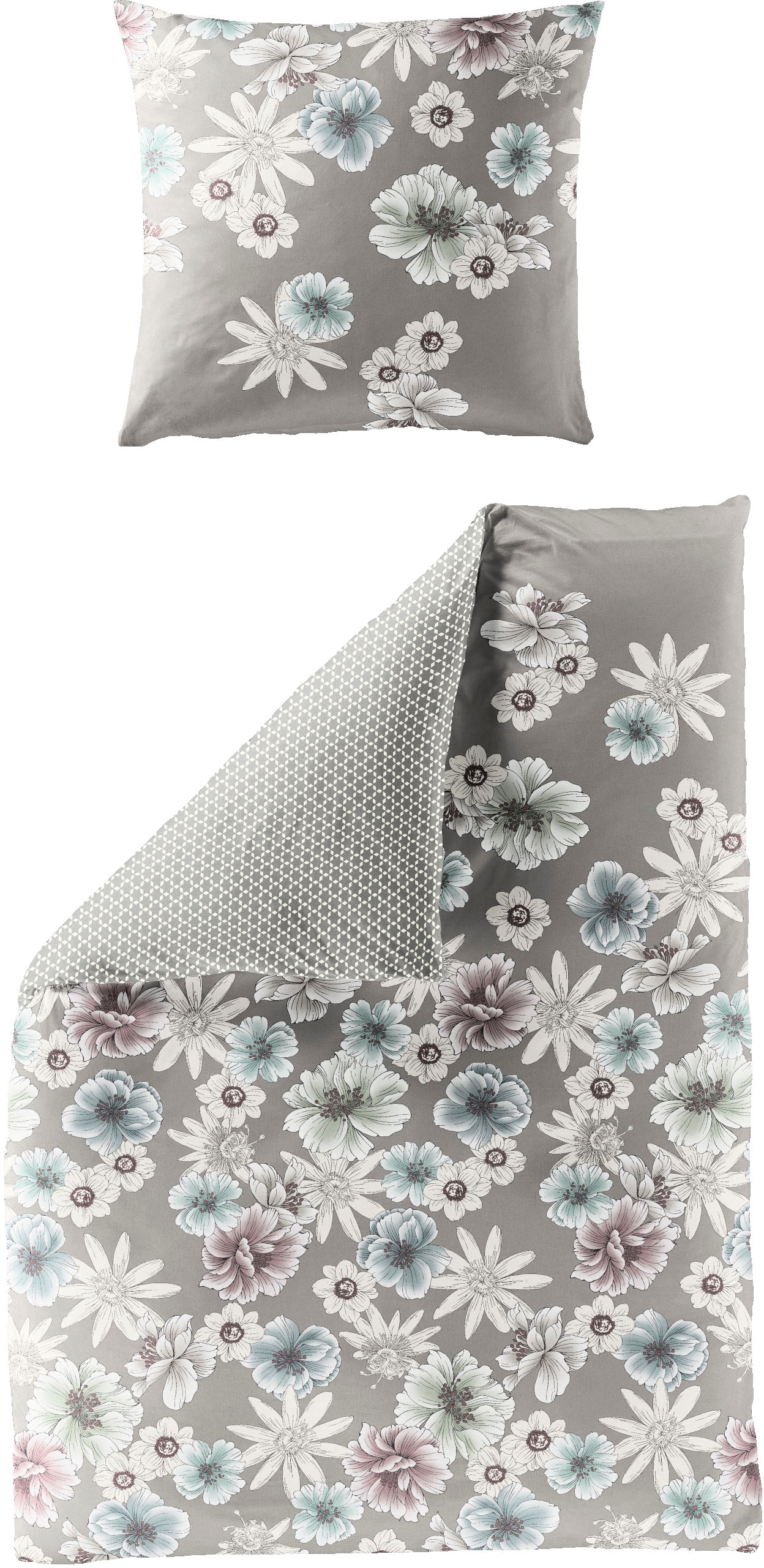 Jekatex Bettwäsche »DALIA« 2 Stk. tlg. Bettwäsche-Set aus 100% Baumwolle günstig online kaufen