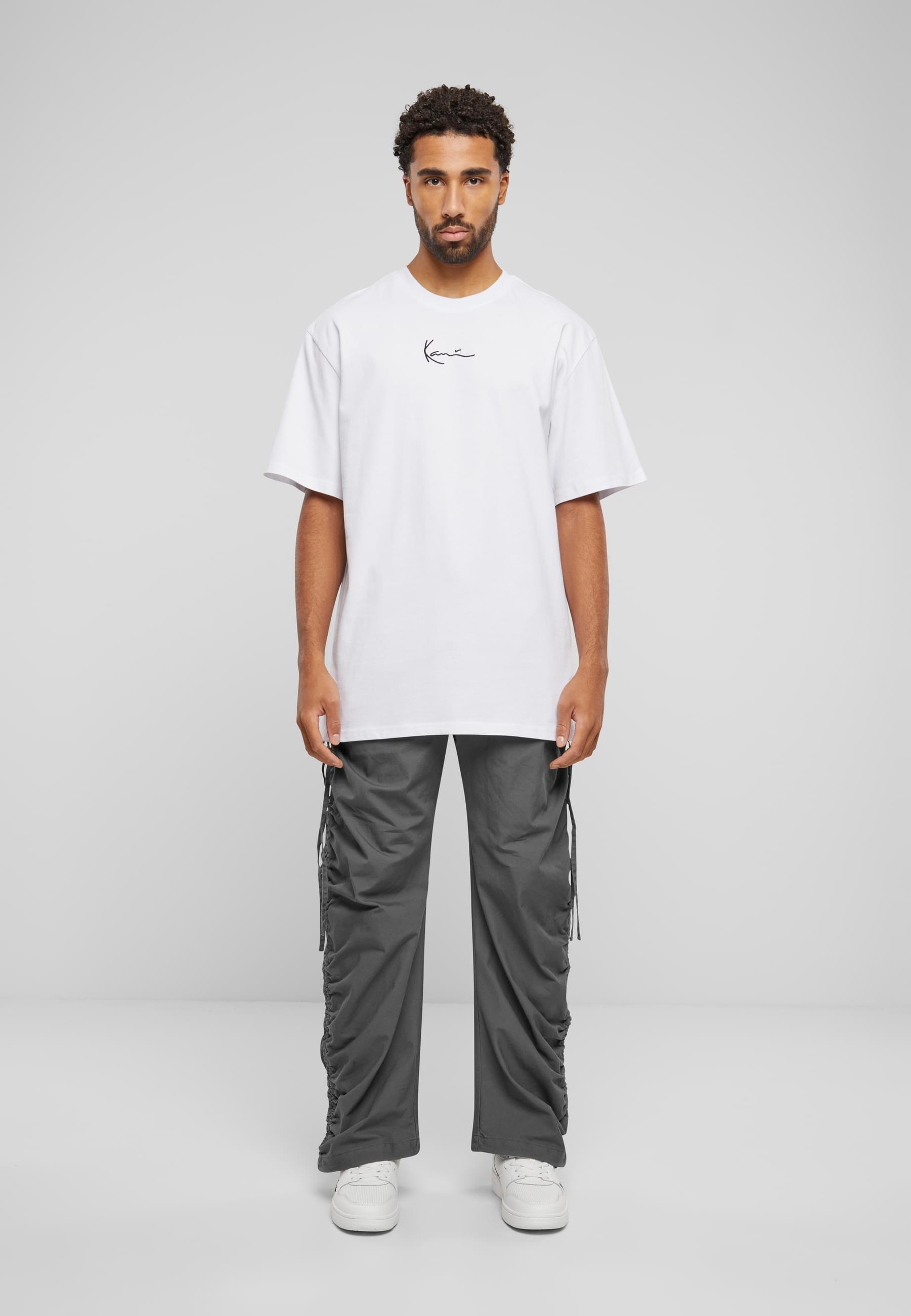 Karl Kani Kurzarmshirt »Karl Kani Herren KKMQ12002 SMALL SIGNATURE TEE WHT« 1 Stk.