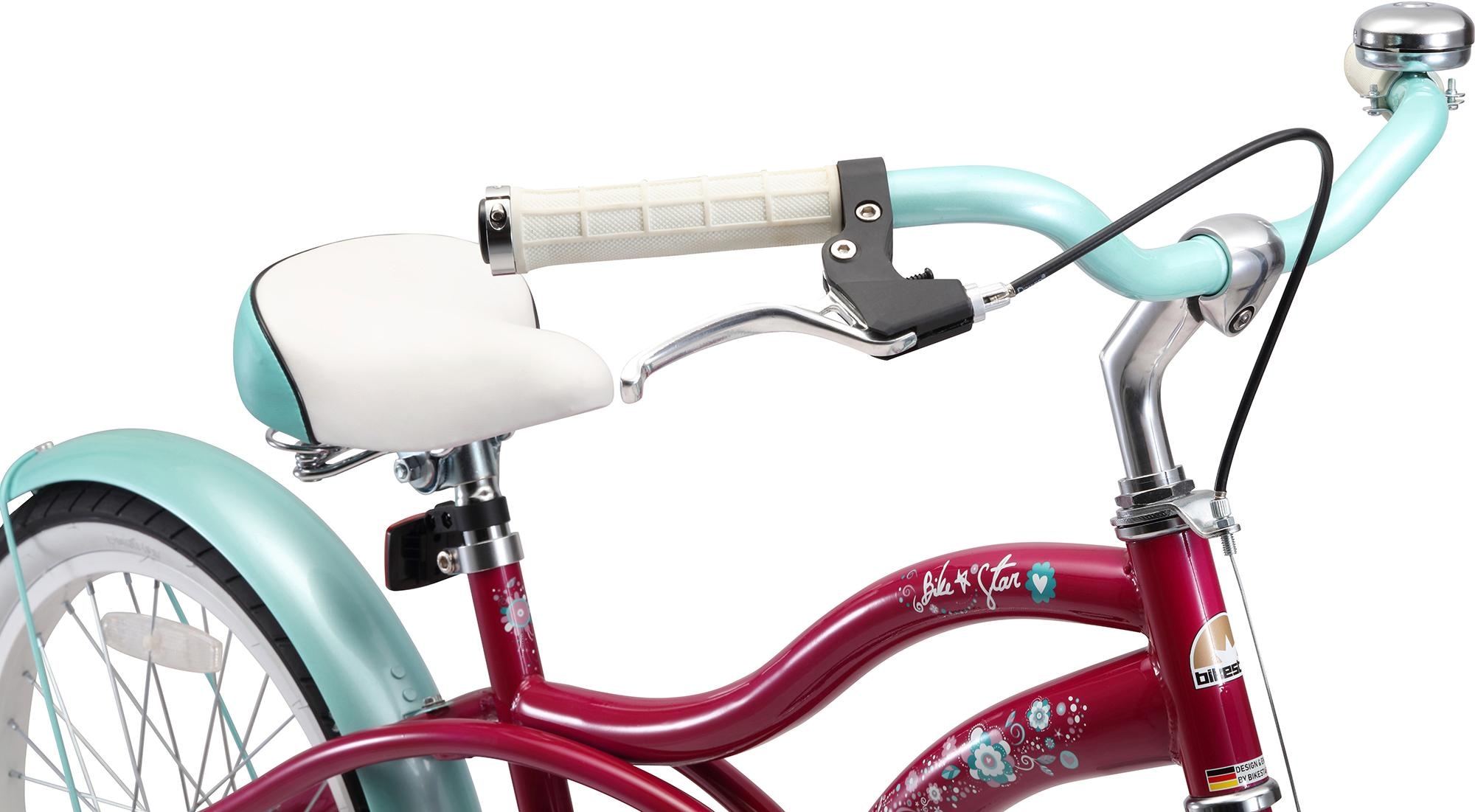 Bikestar Jugendfahrrad »Cruiser«, 1 Gang, für Damen