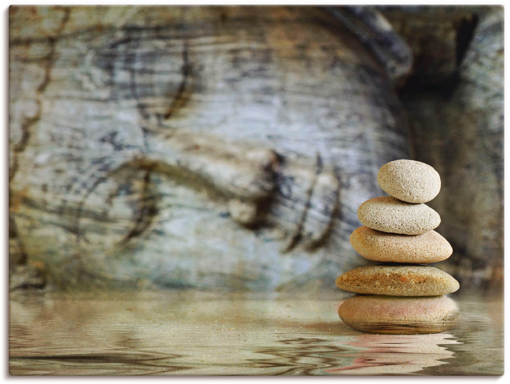 Artland Wandbild »Wassertempel« Zen 1 Stk. tlg. als Leinwandbild in verschi günstig online kaufen