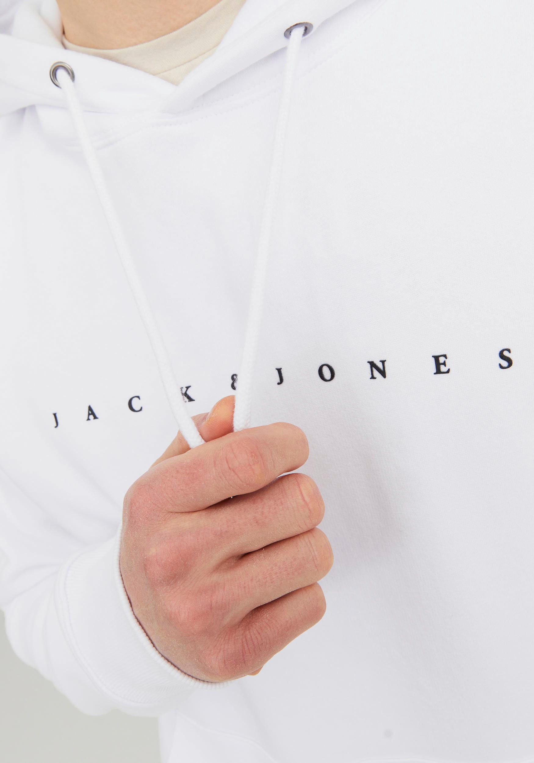Jack & Jones Kapuzensweatshirt »JJESTAR JJ SWEAT HOOD NOOS«, mit Logo Print im 3D Look