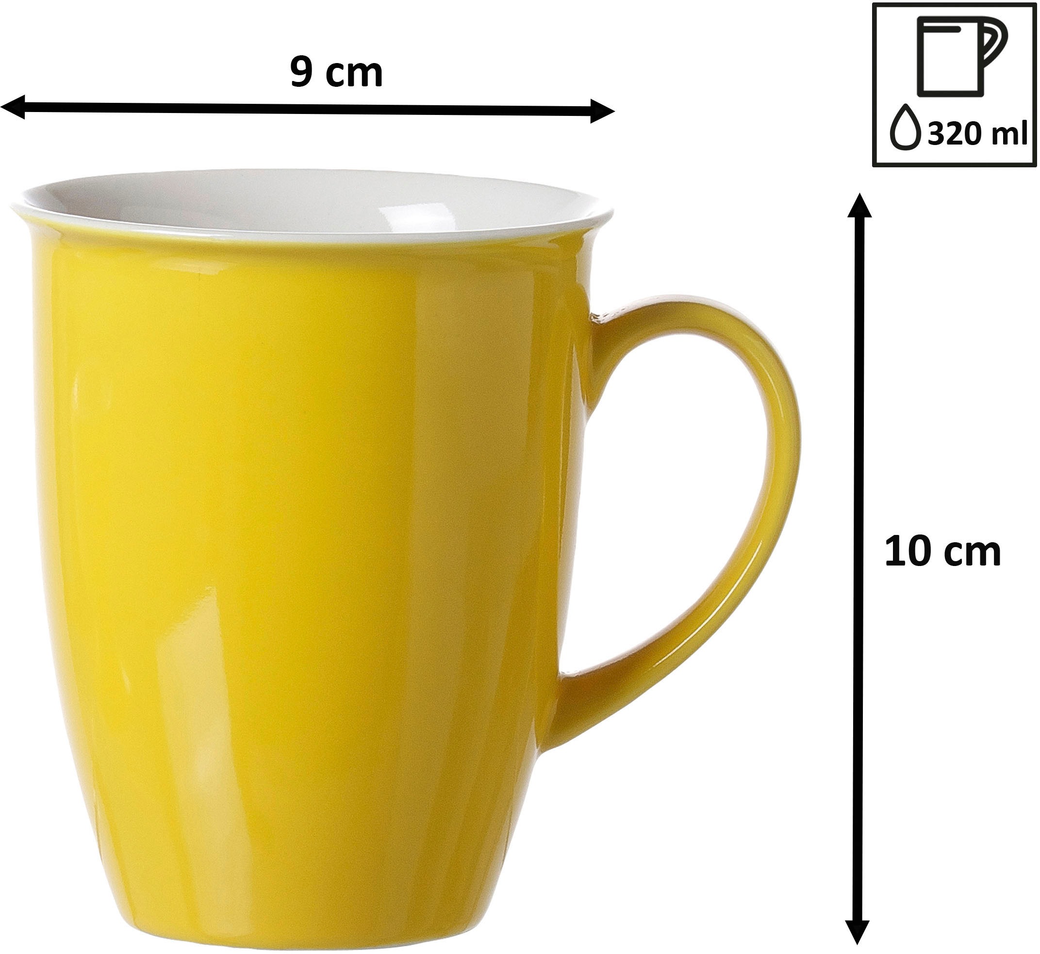 Ritzenhoff & Breker Becher »Doppio« 4-teilig günstig online kaufen