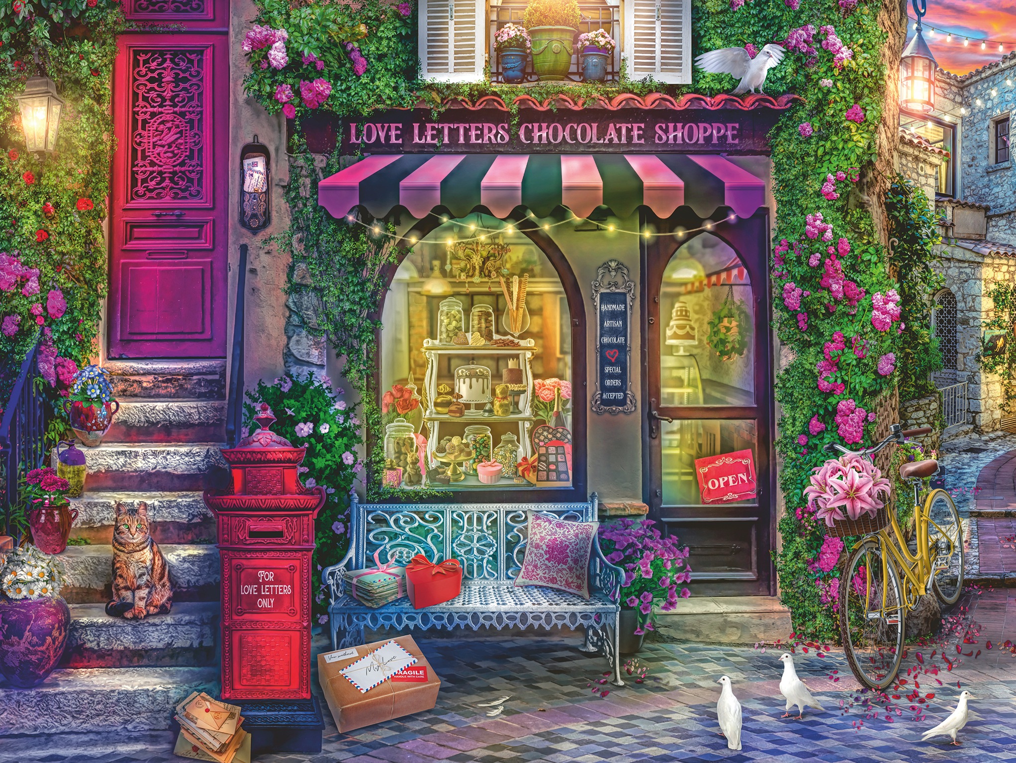 Ravensburger Puzzle »Liebesbriefe und Schokolade«, Made in Germany