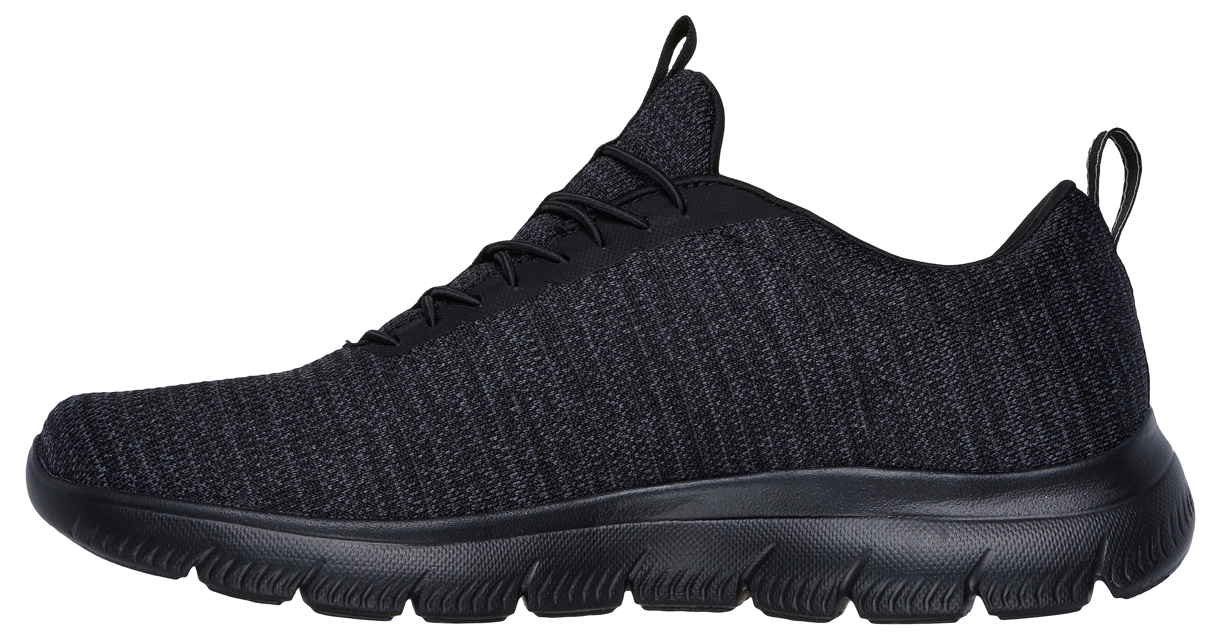 Skechers Slip-On Sneaker »SUMMITS-«, Slipper, Freizeitschuh, Halbschuh mit Elastic Schnürsenkel