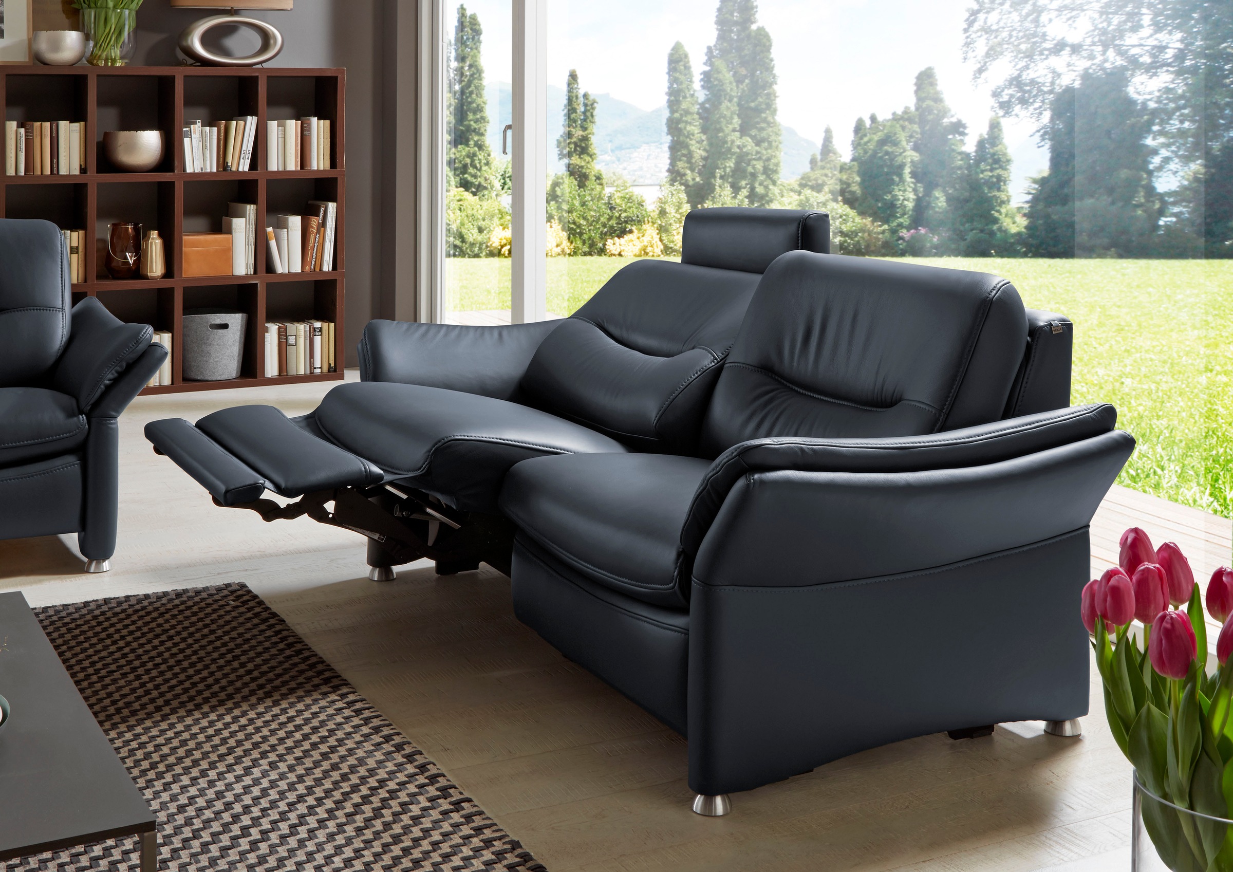HUKLA 2,5-Sitzer »HU-SF15058 Ledersofa, Breite 194 cm«, aus Leder, optional günstig online kaufen