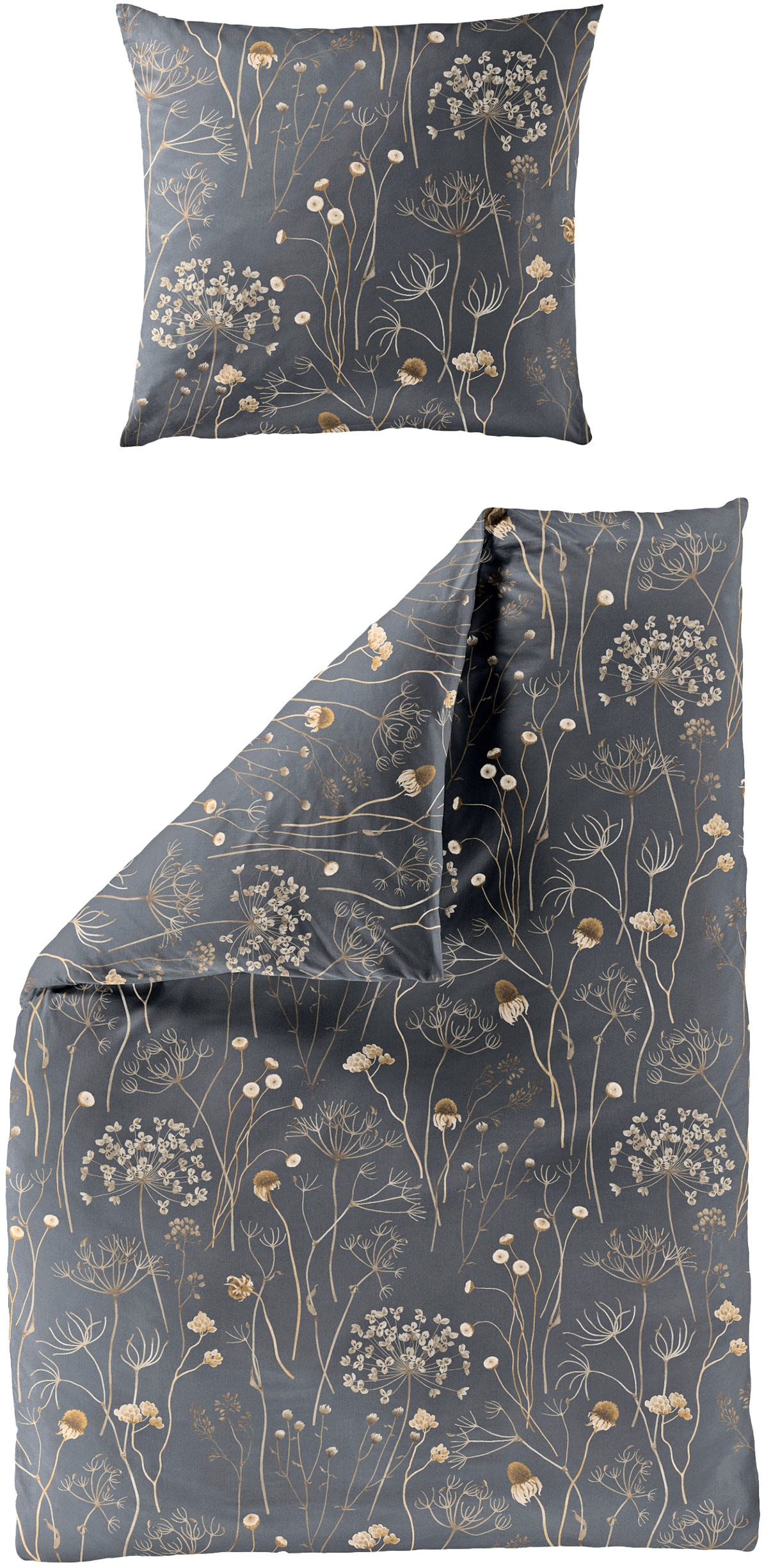 BIERBAUM Bettwäsche »4140« 2 Stk. tlg. Biber, 100 % Baumwolle, pflegeleicht günstig online kaufen