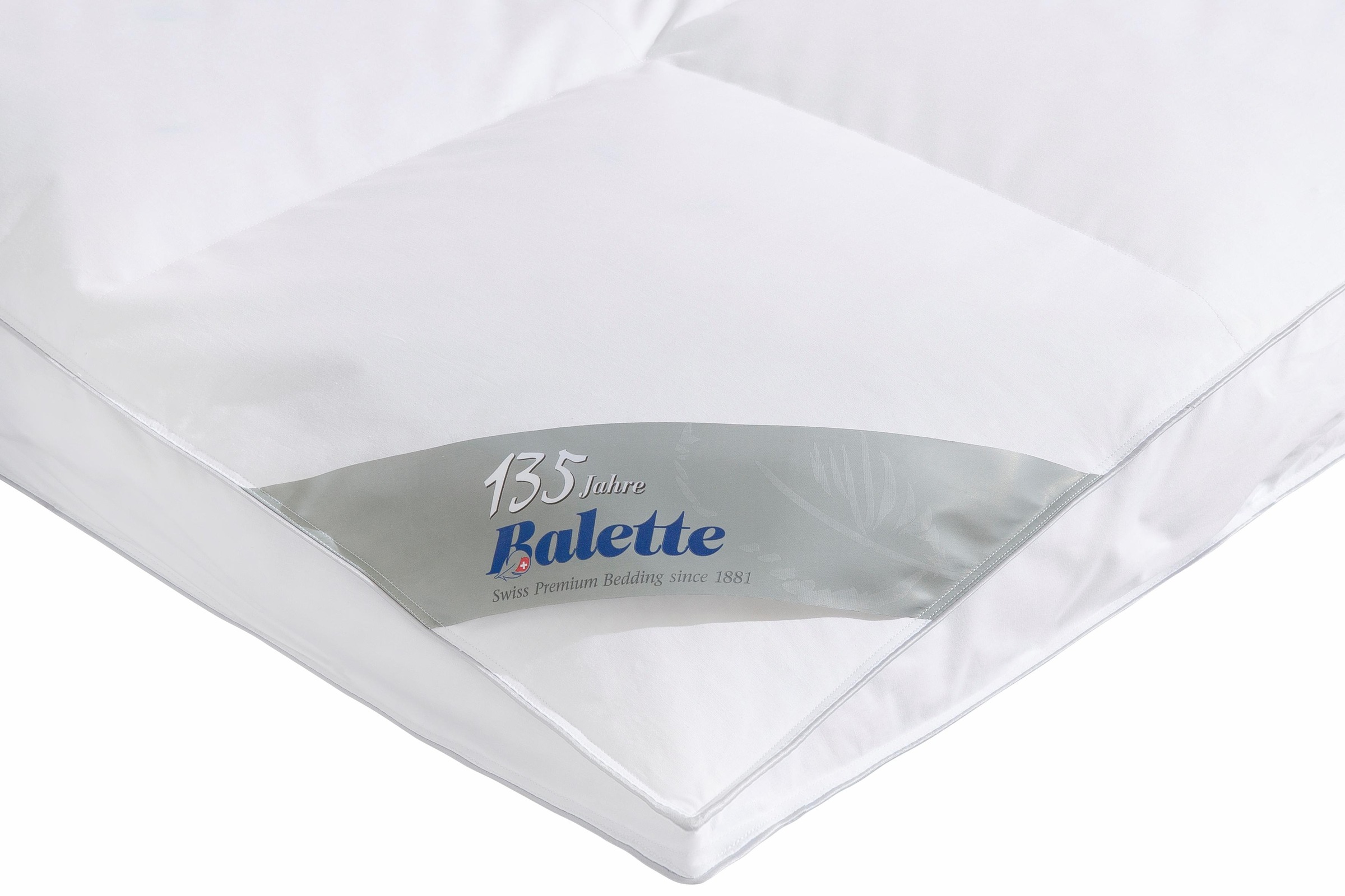 Balette 135 Jahre Federbettdecke bequem Füllung Balette »Lena«, Baumwolle, (1 100% 50% St.), extrawarm, 50% Bezug und schnell bestellen Daunen, Federn