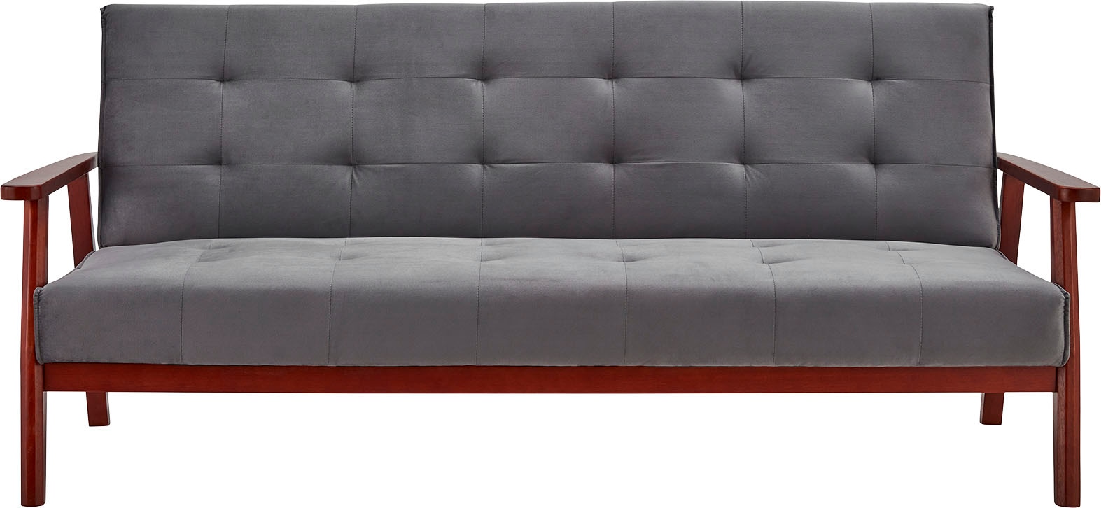SalesFever Schlafsofa »Skagen, Sofa, 3-Sitzer«, mit Holzgestell, 60° Relax- und Schlaffunktion, Breite 190 cm