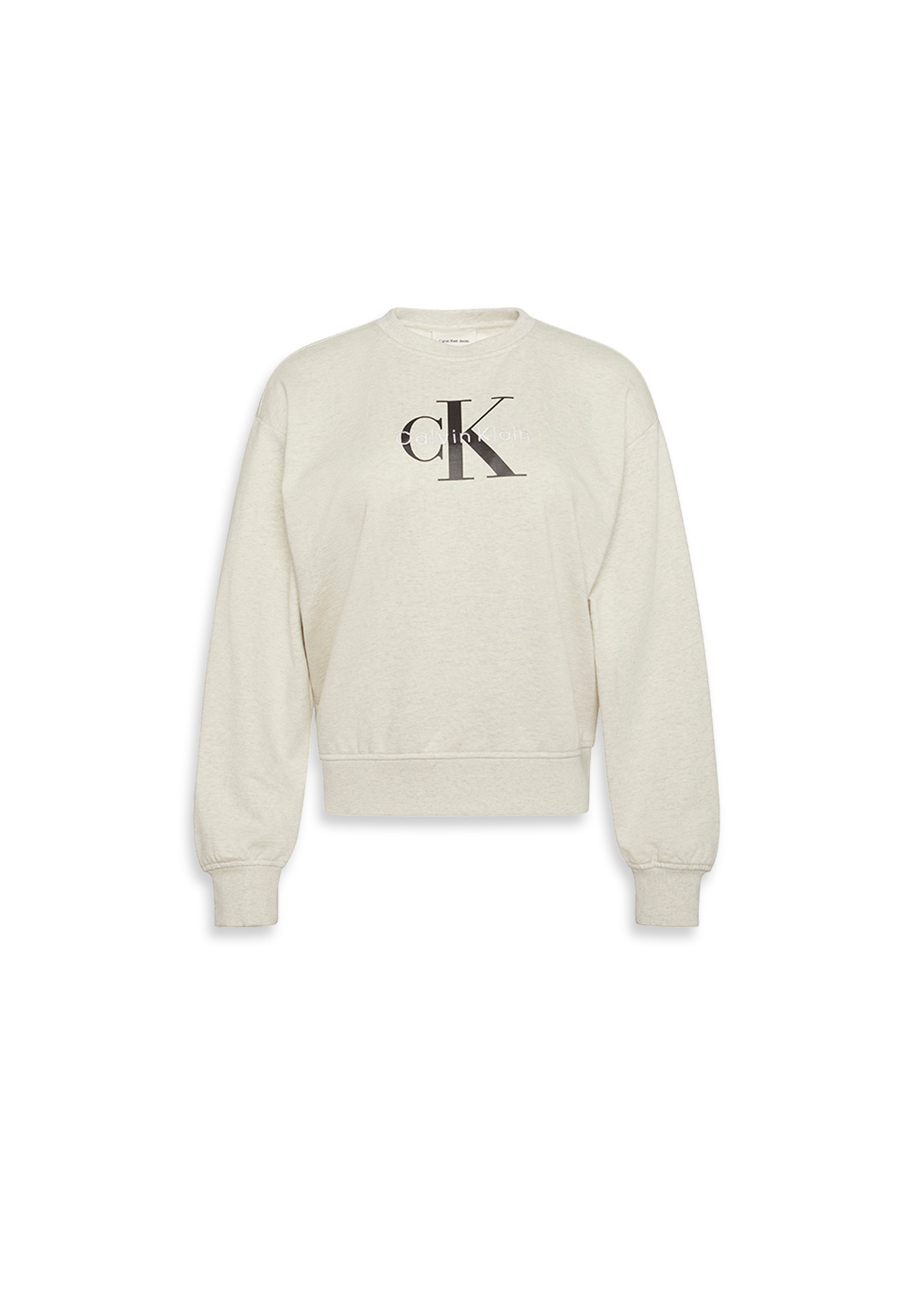 Calvin Klein Jeans Sweatshirt »LS MNLG FRNCH TRRY R«, Mit Rundhalsausschnitt