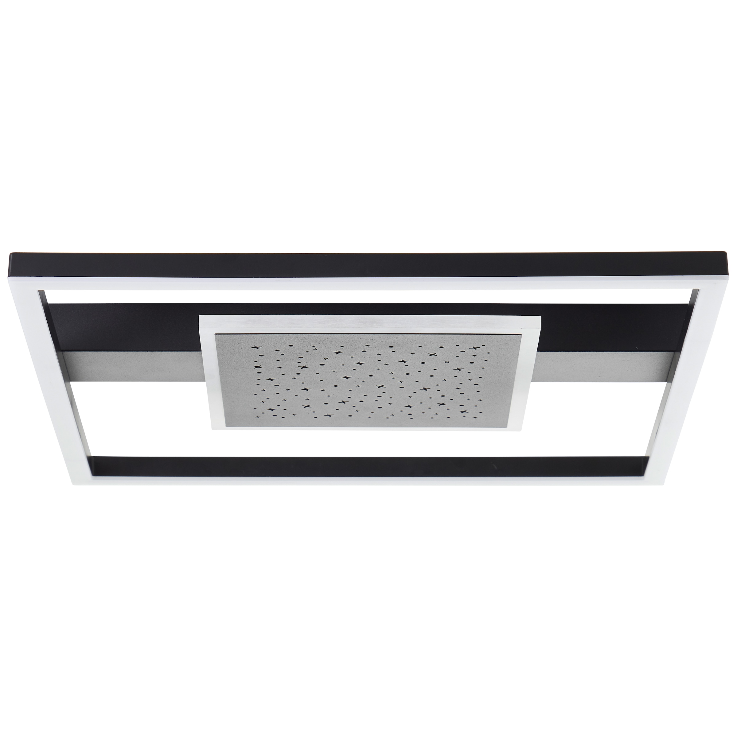 BreLight LED Deckenleuchte »Reno«, 37 x 37 cm, 3500 lm, 3000 K, Sternenglan günstig online kaufen