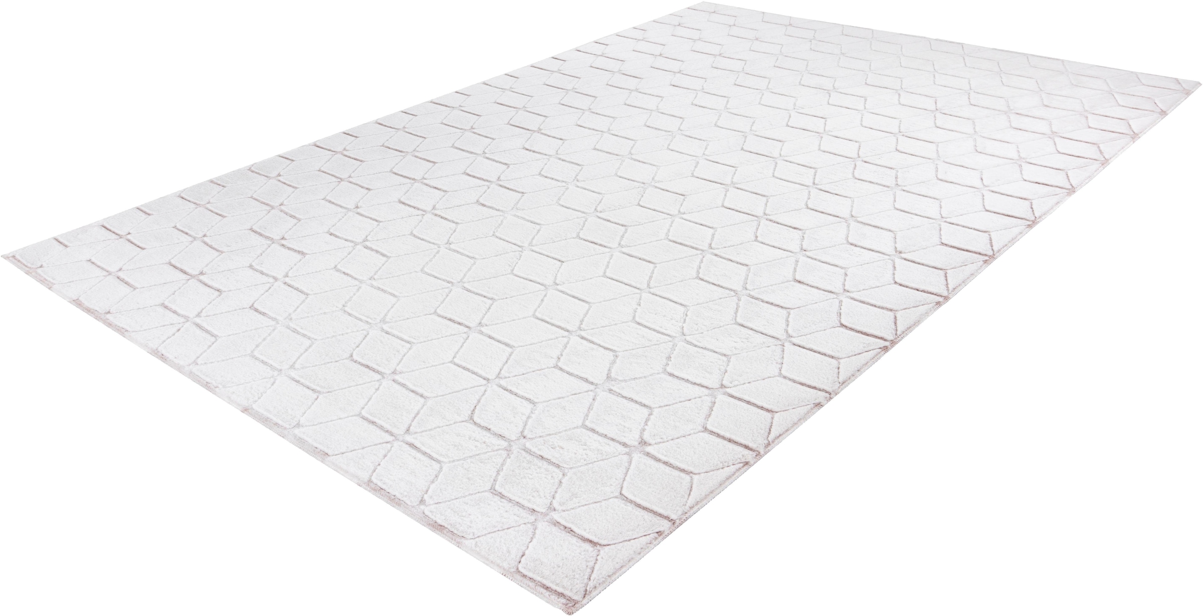 me gusta Teppich »Vivica 100«, rechteckig, 20 mm Höhe, besonders weich durch Microfaser, Wohnzimmer