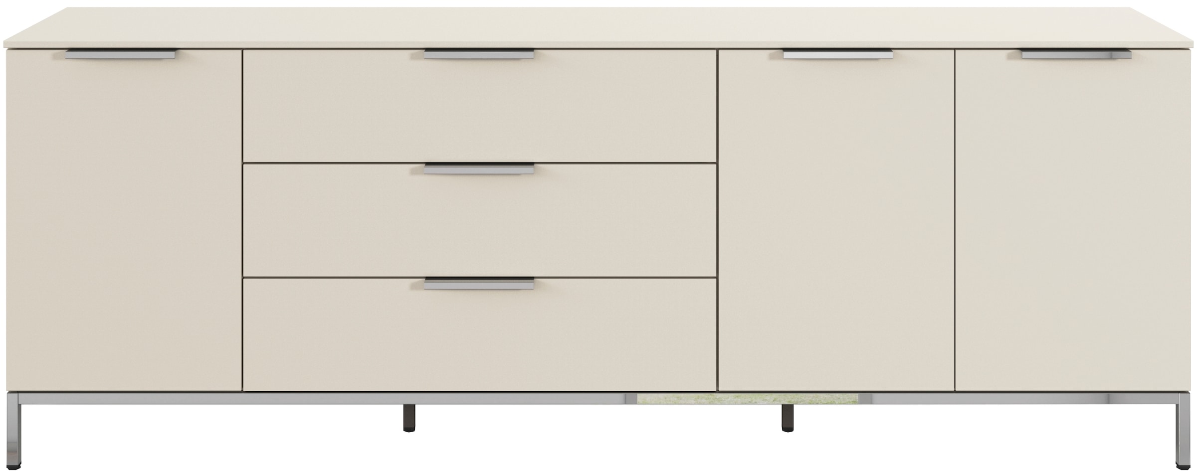 rauch Kombikommode »Kommode Türkommode Sideboard Kombikommode FLIPP«, (Breite 200 cm mit 2 Einlegeböden), 3-türig mit 3 Schubladen und Soft-Close-Funktion