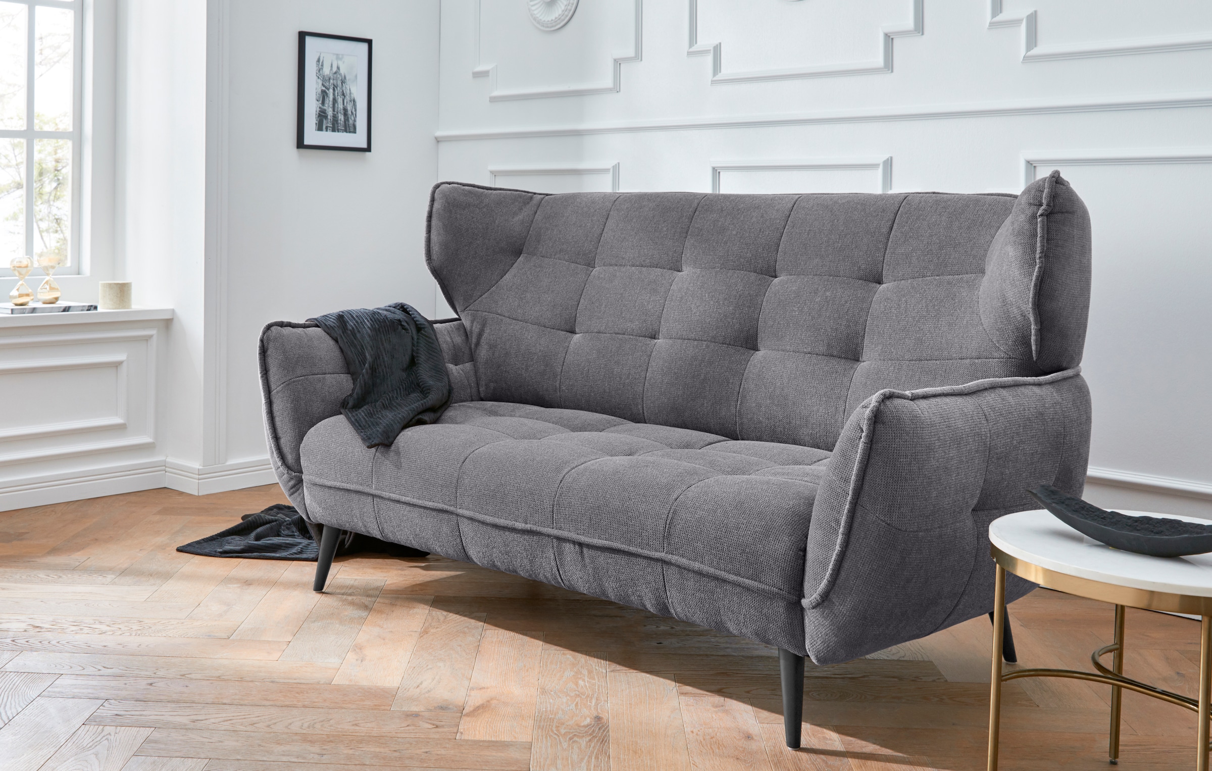 Leonique 2-Sitzer »Ariana«, Big-Sofa bzw. stylischer Hochlehner günstig online kaufen