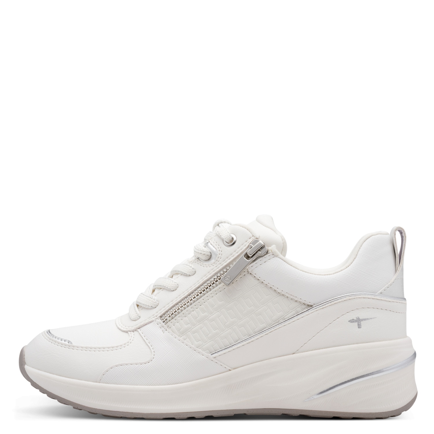 Tamaris Keilsneaker  Schnürschuh, Halbschuh, Freizeitschuh mit Außenreißverschluss