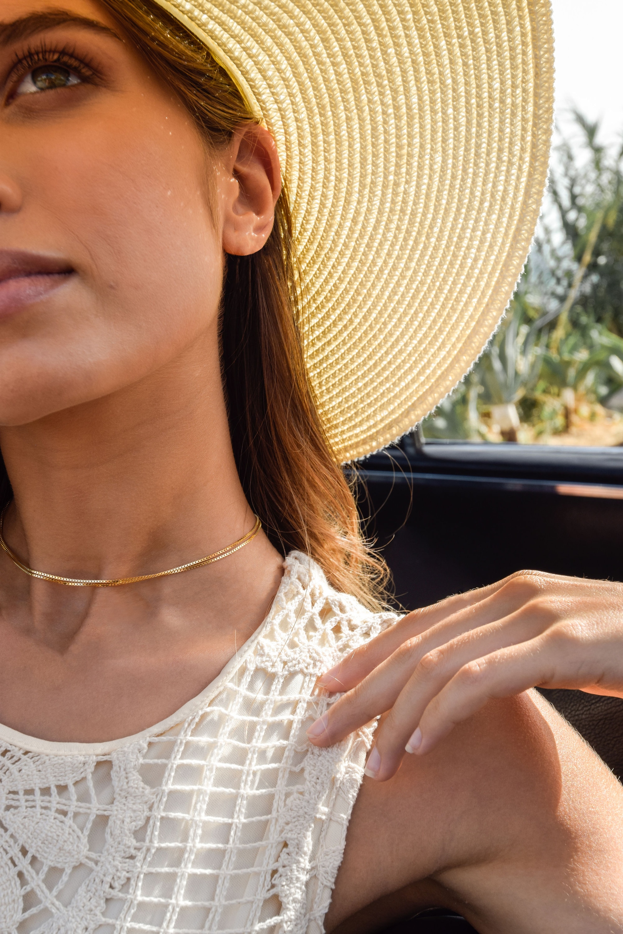 CAÏ Collierkettchen »925/- Sterling Silber Venezianer Kette vergoldet zweireihig«