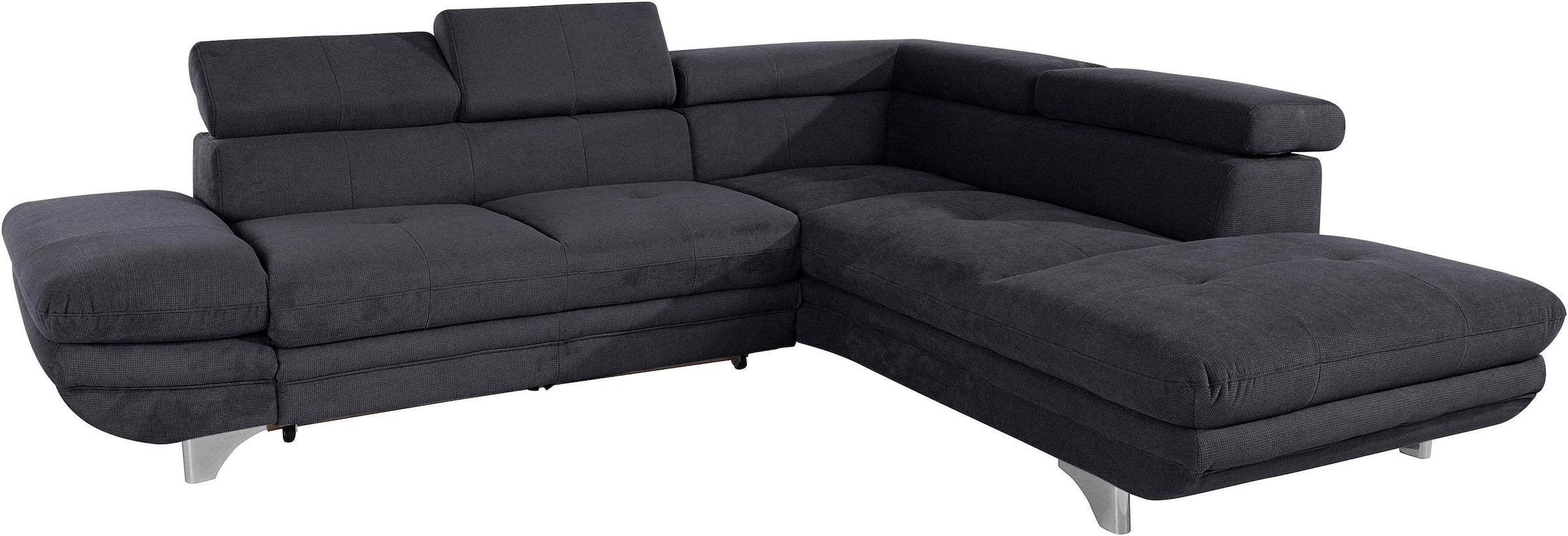 COTTA Ecksofa »Enterprise L-Form«, mit Arm- & Kopfteilverstellung, wahlweis günstig online kaufen