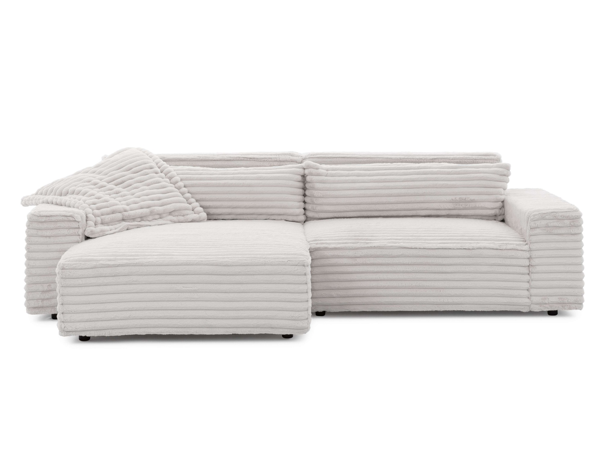 OTTO home Ecksofa »KINLEE Design-Sofa mit Recamiere rechts/links, Maße B/T/ günstig online kaufen