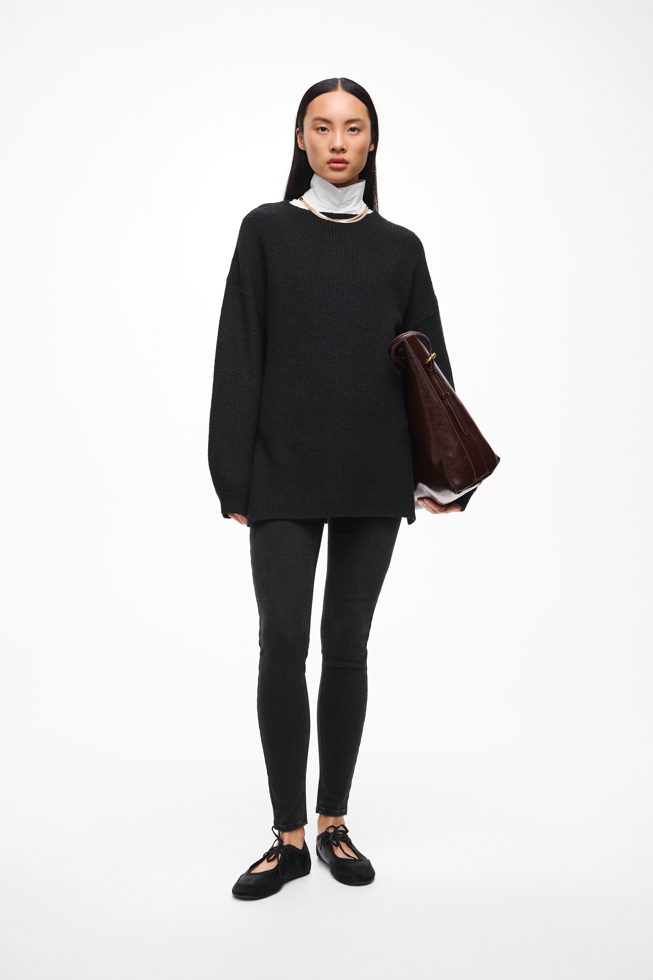 Vila Skinny-fit-Jeans »VISARAH RW SKINNY JEANS BLK BUB00-NOOS«