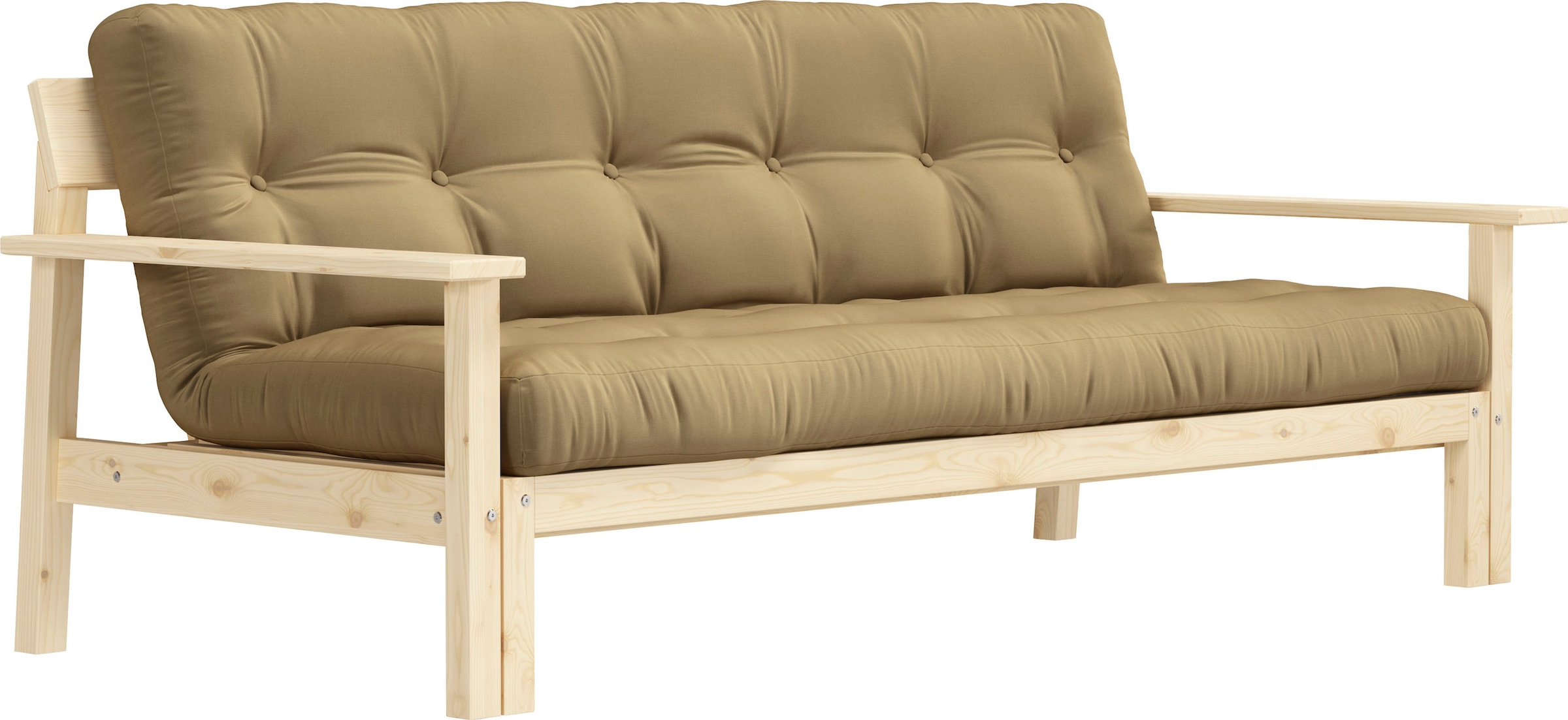 Karup Design Schlafsofa »Unwind«, Mit Holzstruktur, inkl. Futonmatratze, Liegefläche 130x190 cm