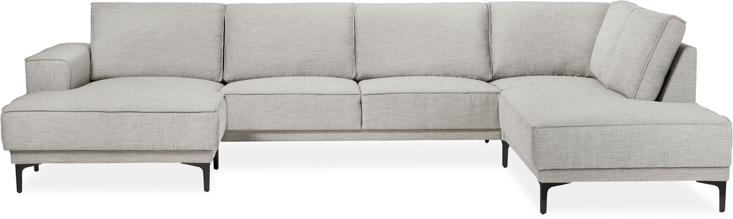 Places of Style Wohnlandschaft »XXL Sofa Oland, Struktur, Flachgewebe, Luxu günstig online kaufen