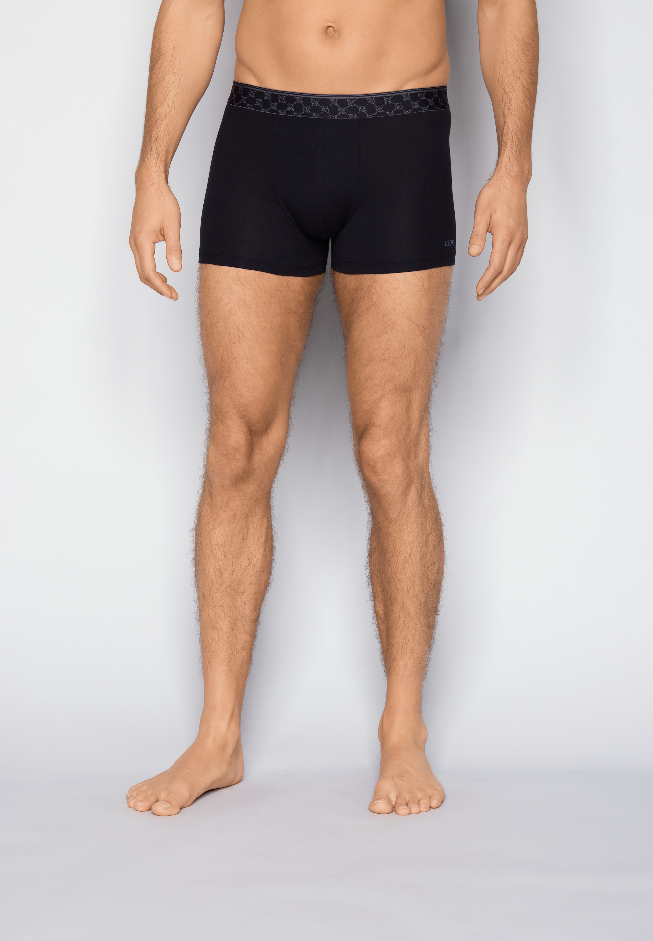 JOOP! Boxershorts »Everyday« 3er Pack,  ohne Eingriff, Cornflower-Logobund, Baumwollmix