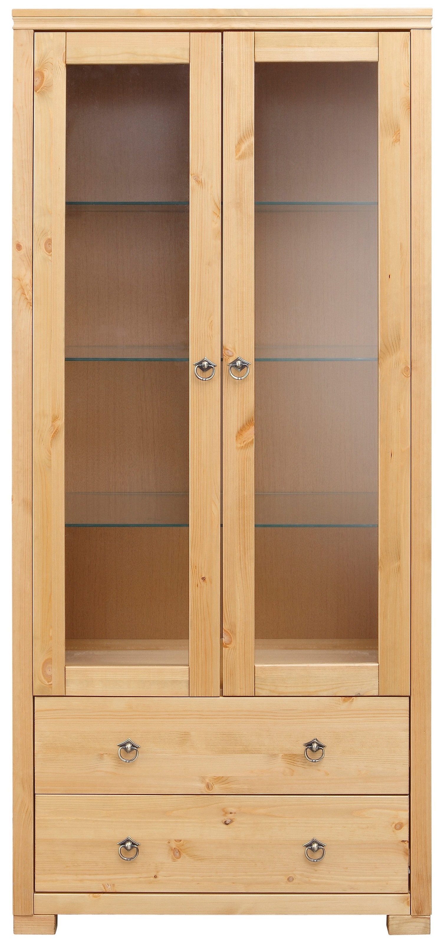 Home affaire Vitrine »Gotland«, Breite 80 cm, Höhe 178 cm, mit Glastüren, a günstig online kaufen