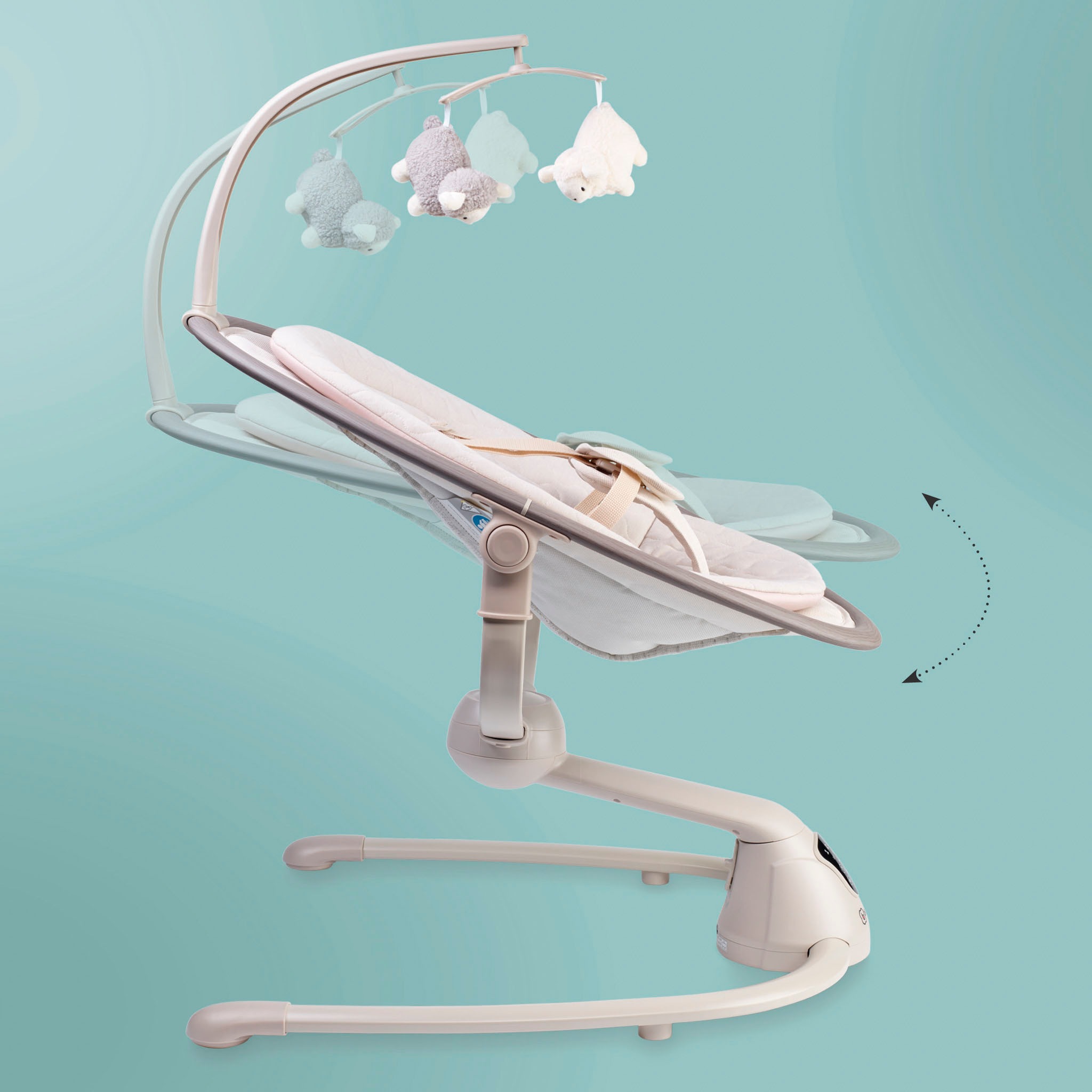 BabyGo Babywippe »Homey«, bis 9 kg, mit Schaukelbewegungen und Sound