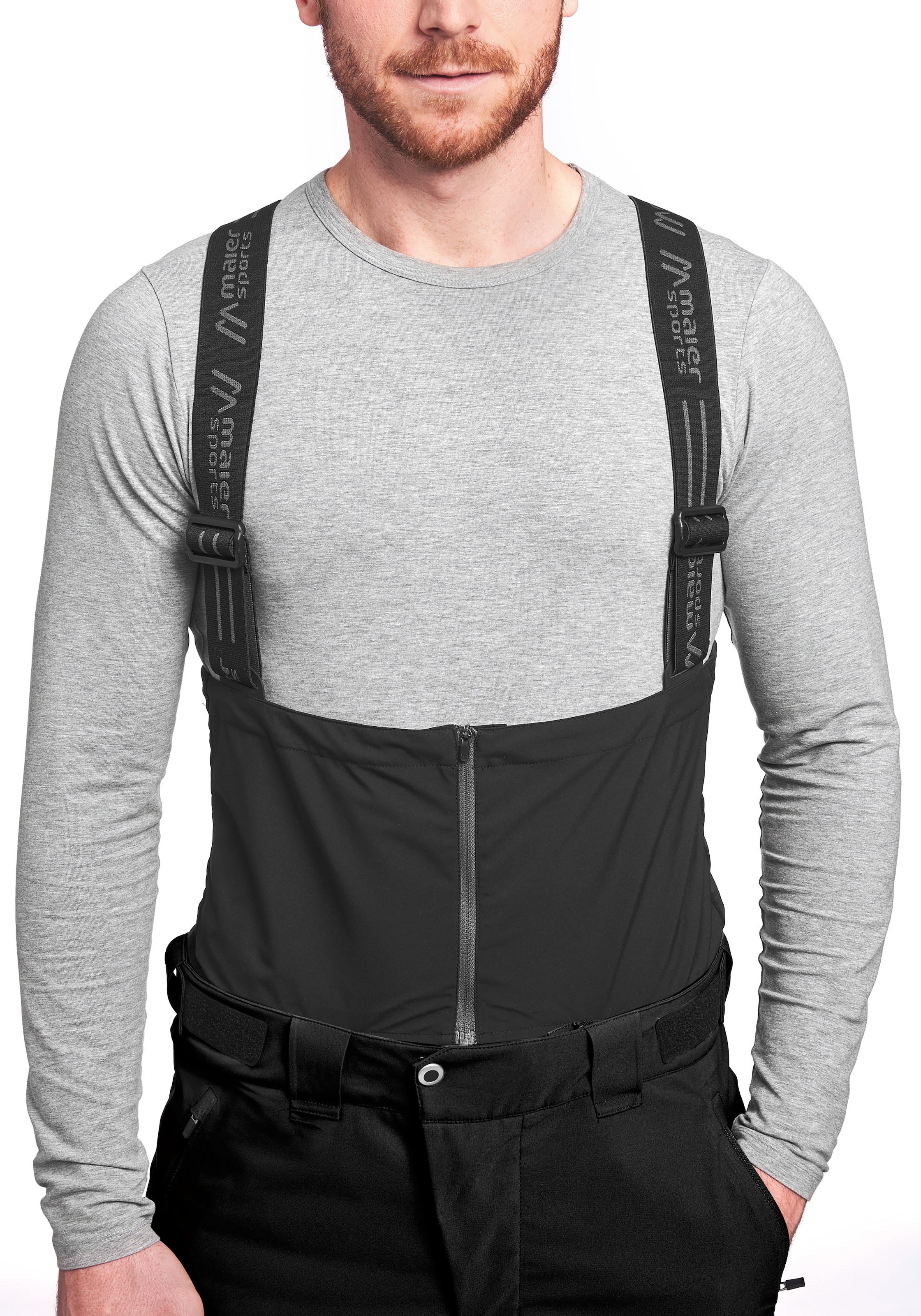 Maier Sports Funktionshose »Diabas Bib M«  Von Berg- bis Hochtour begleitet diese wasserdichte Outdoor-Latzhose
