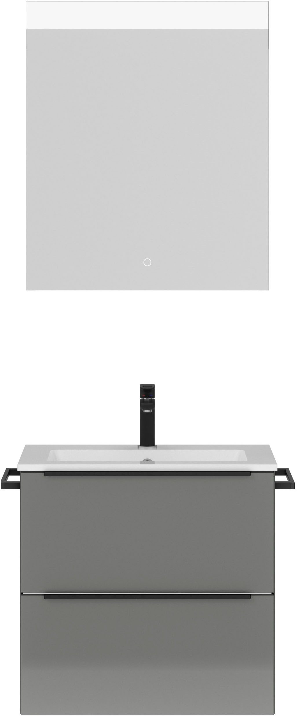 nobilia® Badmöbel-Set »Levere« vormontiert, mit Soft-Close, 2 Stk. tlg. günstig online kaufen