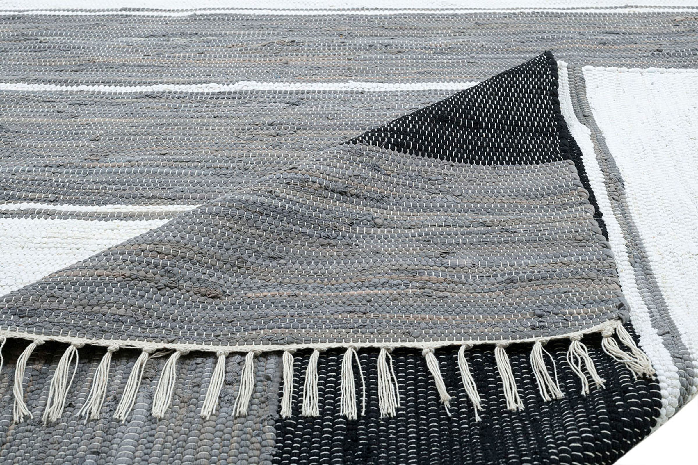 THEKO Läufer »Stripe Cotton«, rechteckig, Handweb Flachgewebe, reine  Baumwolle, handgewebt, mit Fransen bequem und schnell bestellen