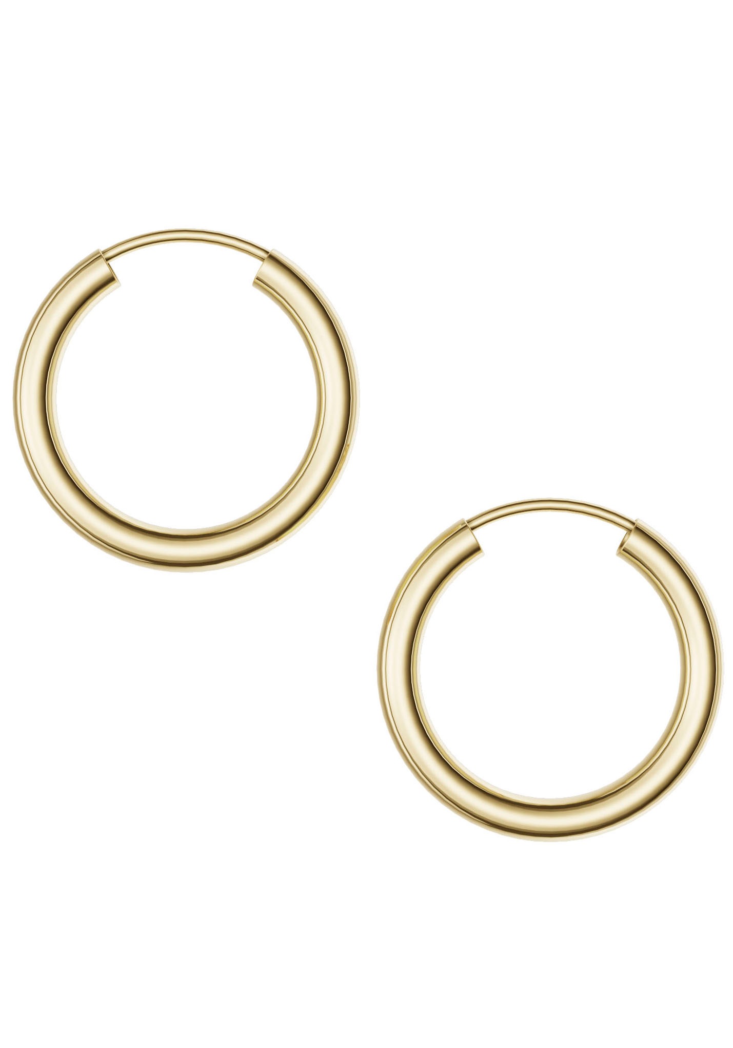 Firetti Paar Creolen »Schmuck Geschenk Silber 925 2,5 mm breit«, Made in Germany