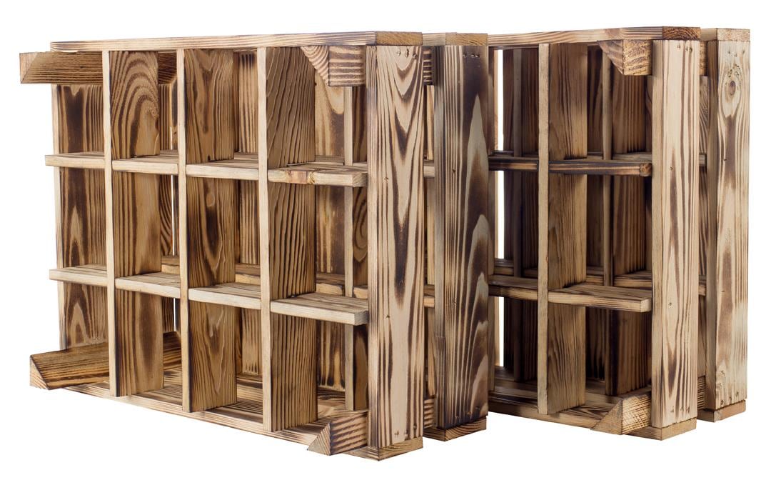 Holz Zollhaus Flaschenregal »Vintage«