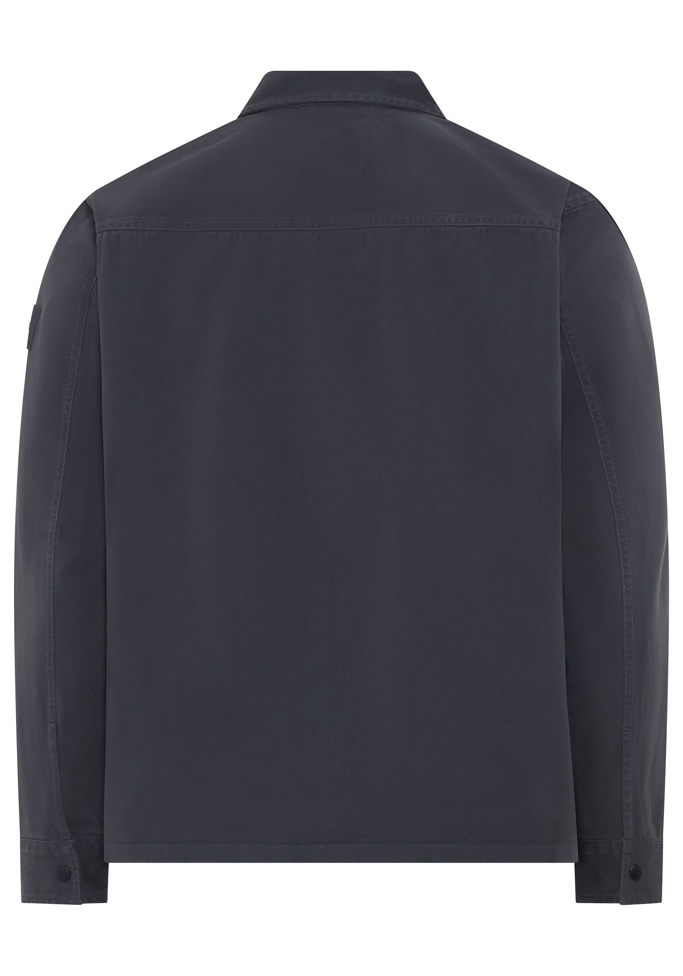 BOSS ORANGE Langarmhemd »Lorum« Overshirt, Reißverschluss, Oversize Fit