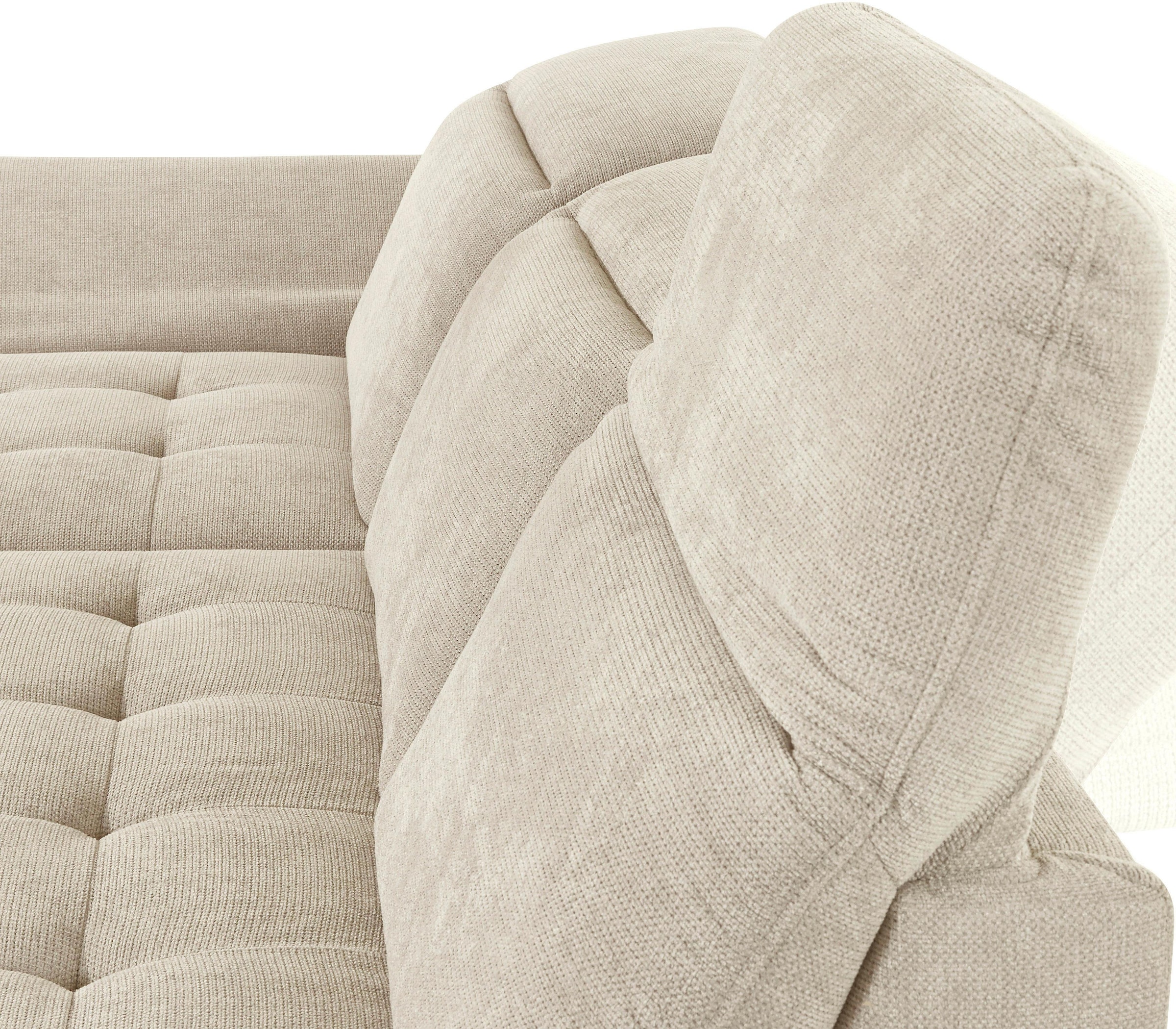 sit&more Ecksofa »Stardust L-Form«, wahlweise mit Bettfunktion und Bettkasten